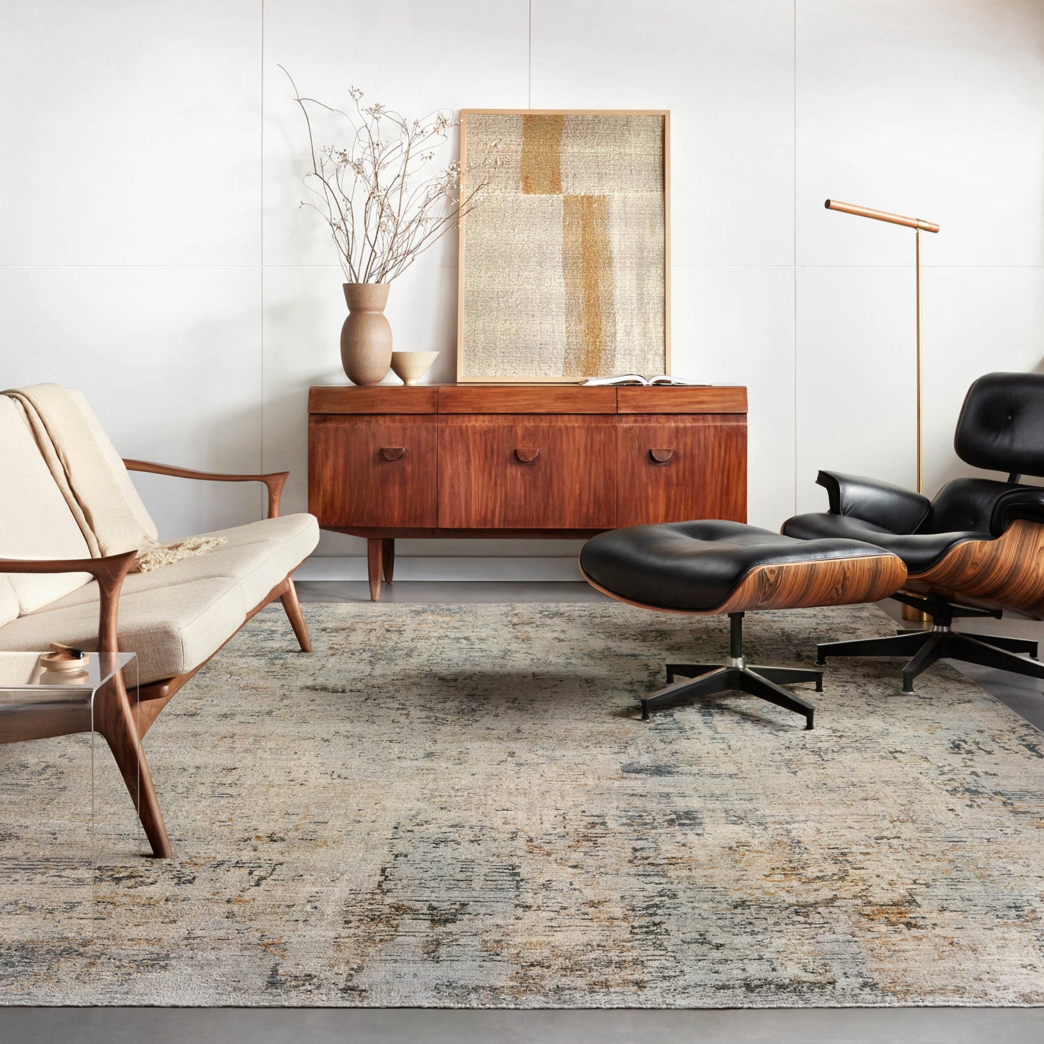 Loloi Axel Beige/Sky Power Loomed Rug