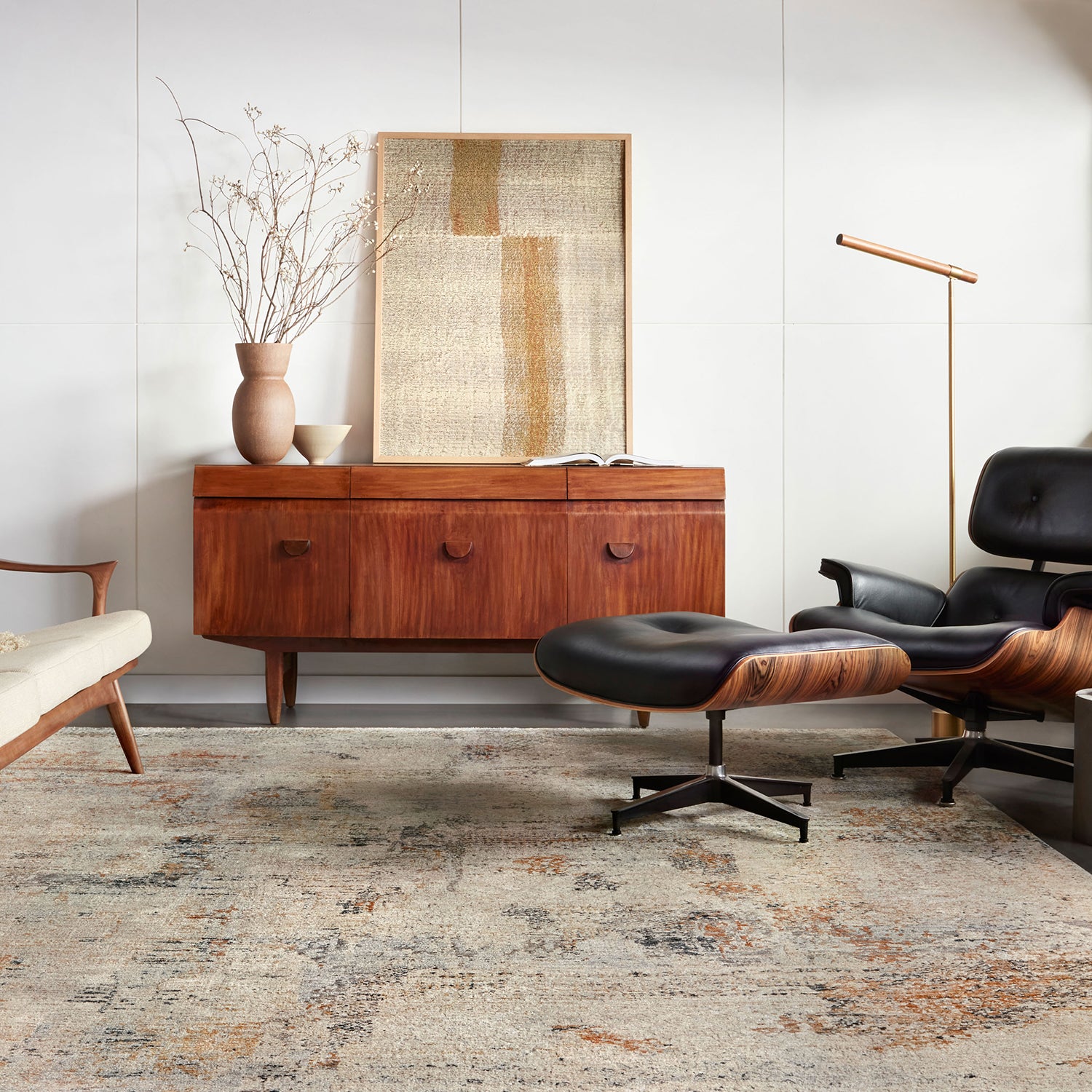 Loloi Axel Sand/Multi Power Loomed Rug