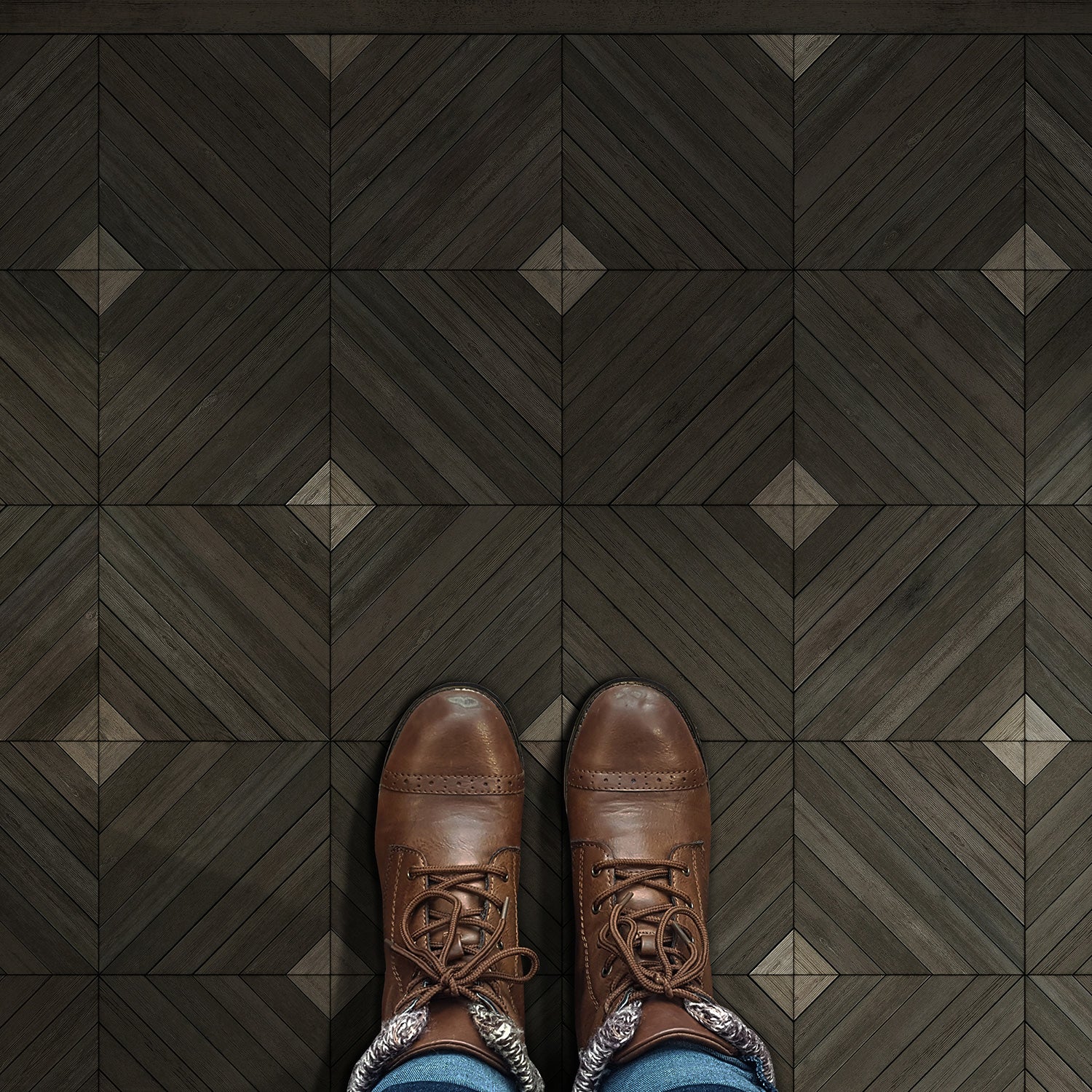 School of Thought - A Product of the Master Mind Vinyl Floorcloth