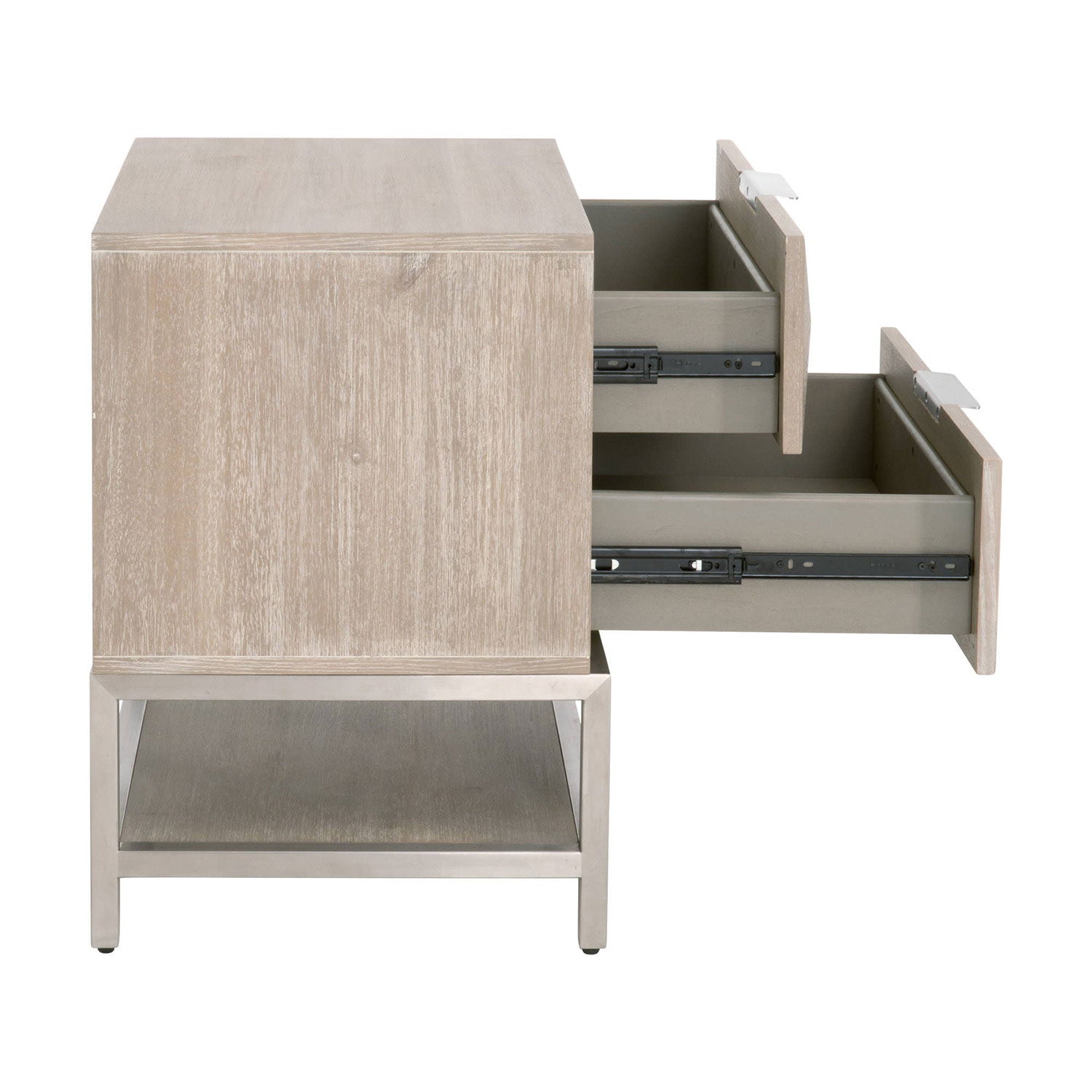 Atlas 2-Drawer Nightstand Set of 2