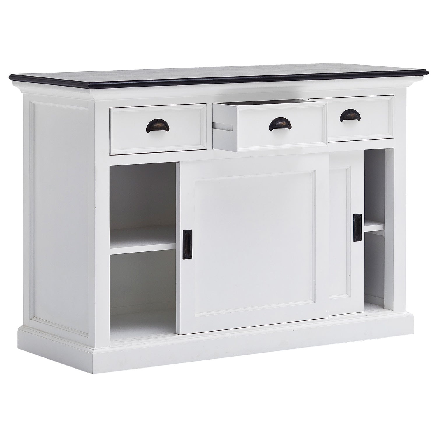 Beckton Contrast Sliding Door Sideboard