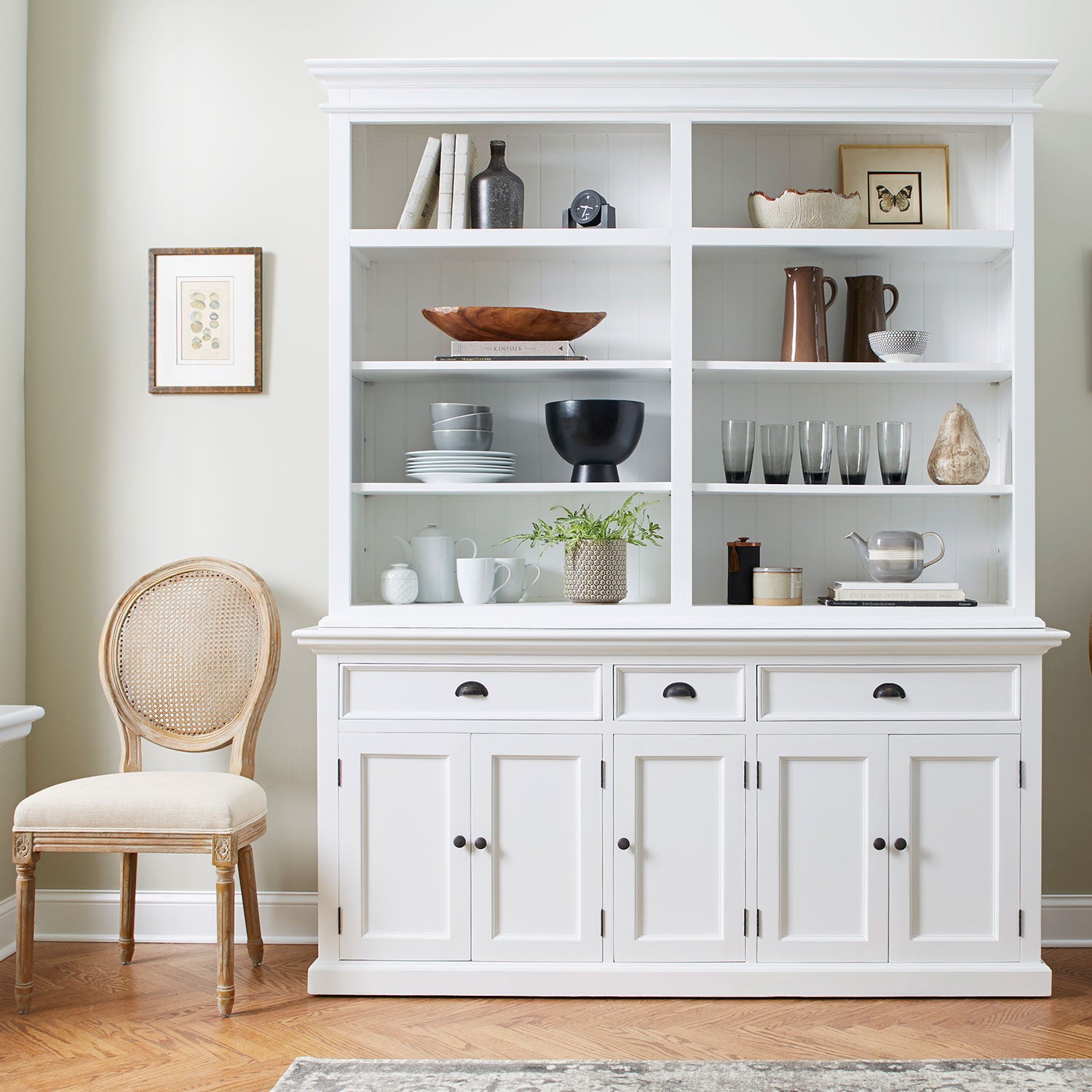 Beckton 5 Door Bookcase Hutch