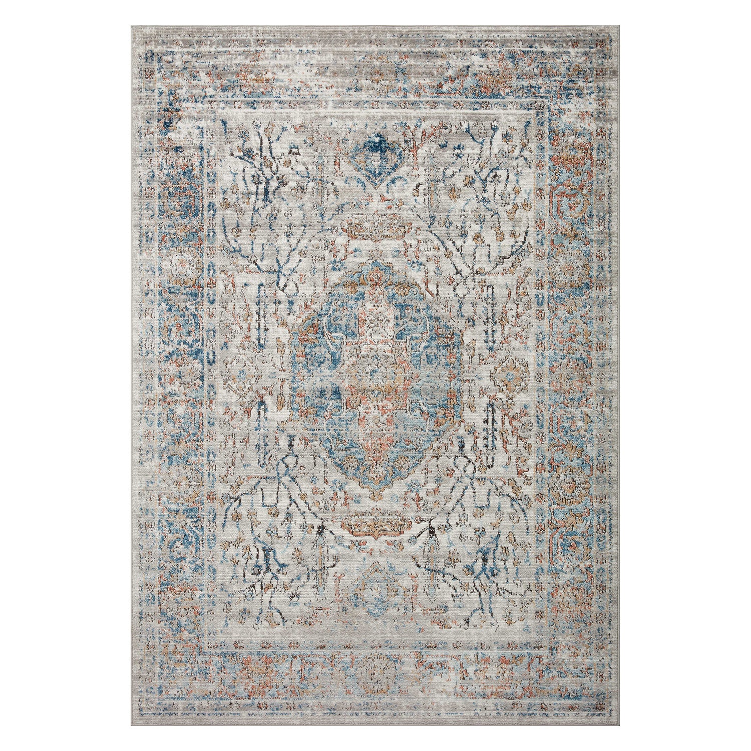 Loloi Bianca Stone/Multi Power Loomed Rug