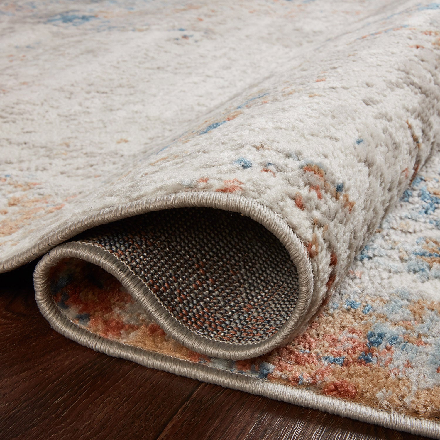 Loloi Bianca Ivory/Multi Power Loomed Rug