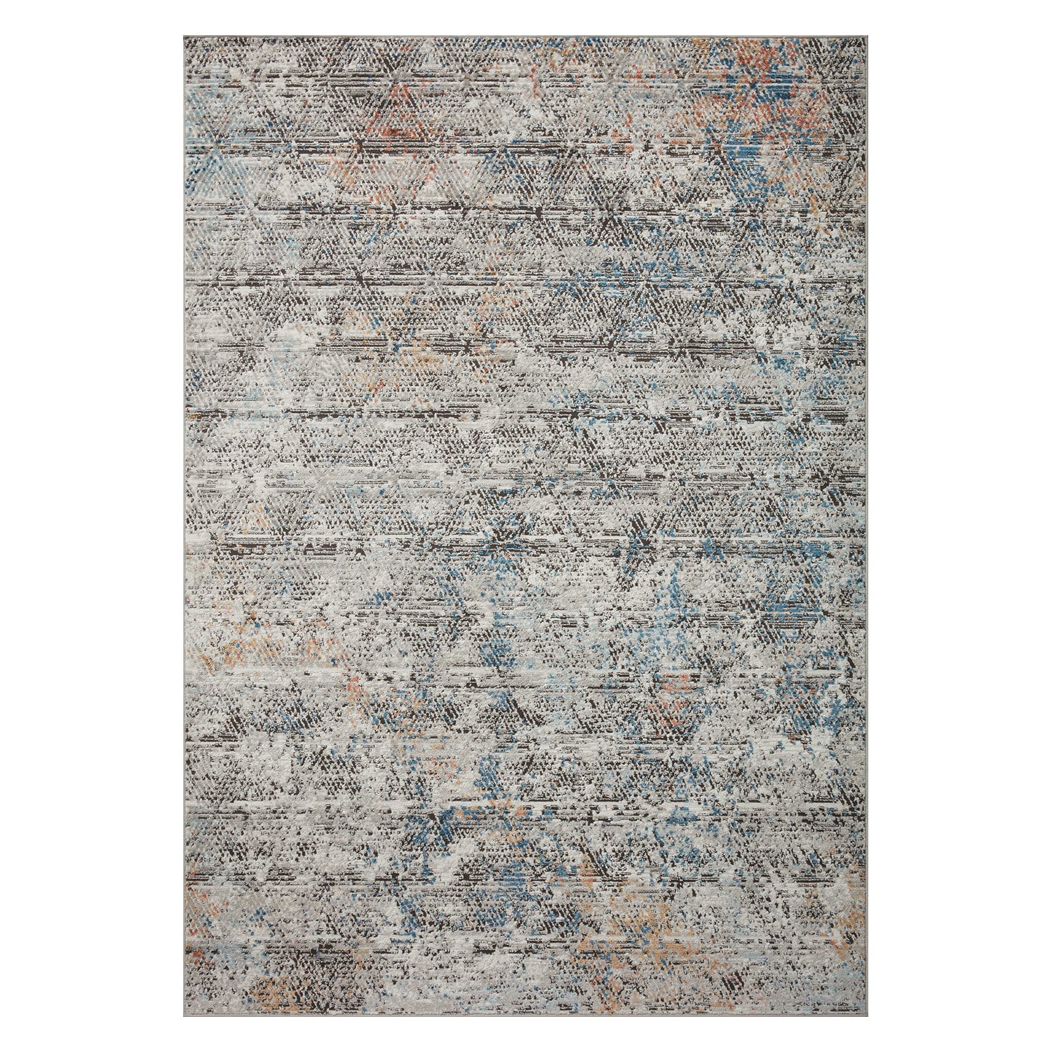 Loloi Bianca Gray/Multi Power Loomed Rug