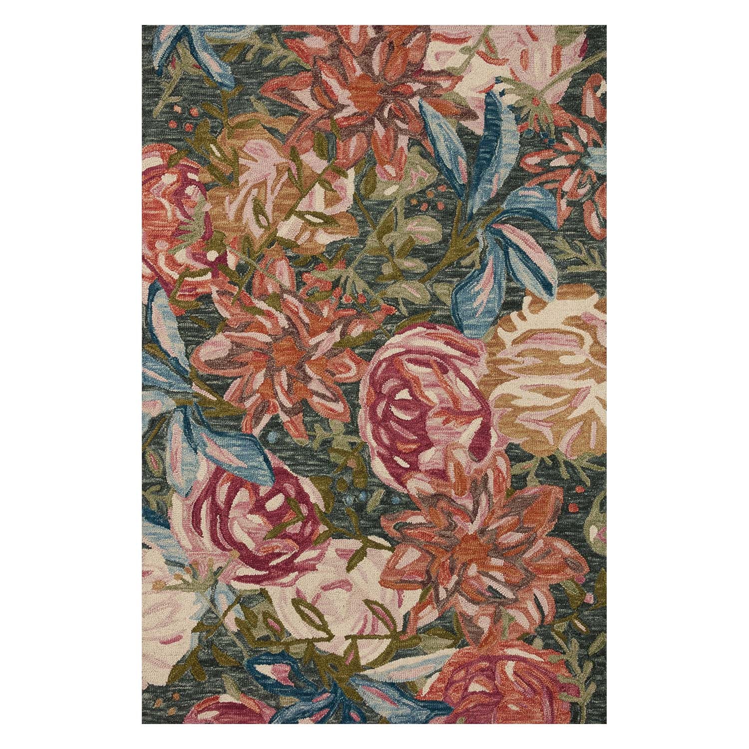 Loloi Belladonna Lagoon/Multi Hooked Rug