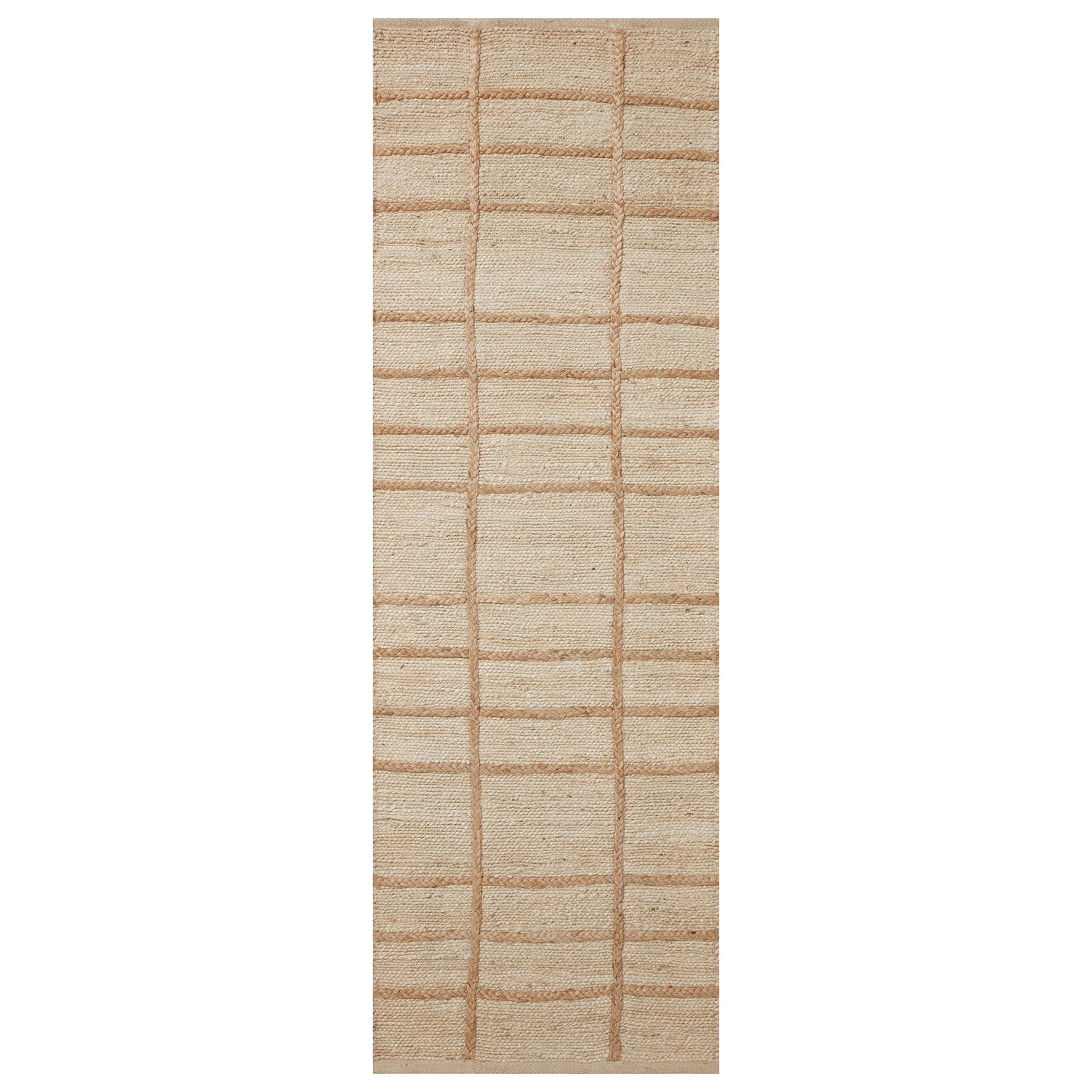 Loloi Bodhi Grid Ivory/Natural Hand Woven Rug