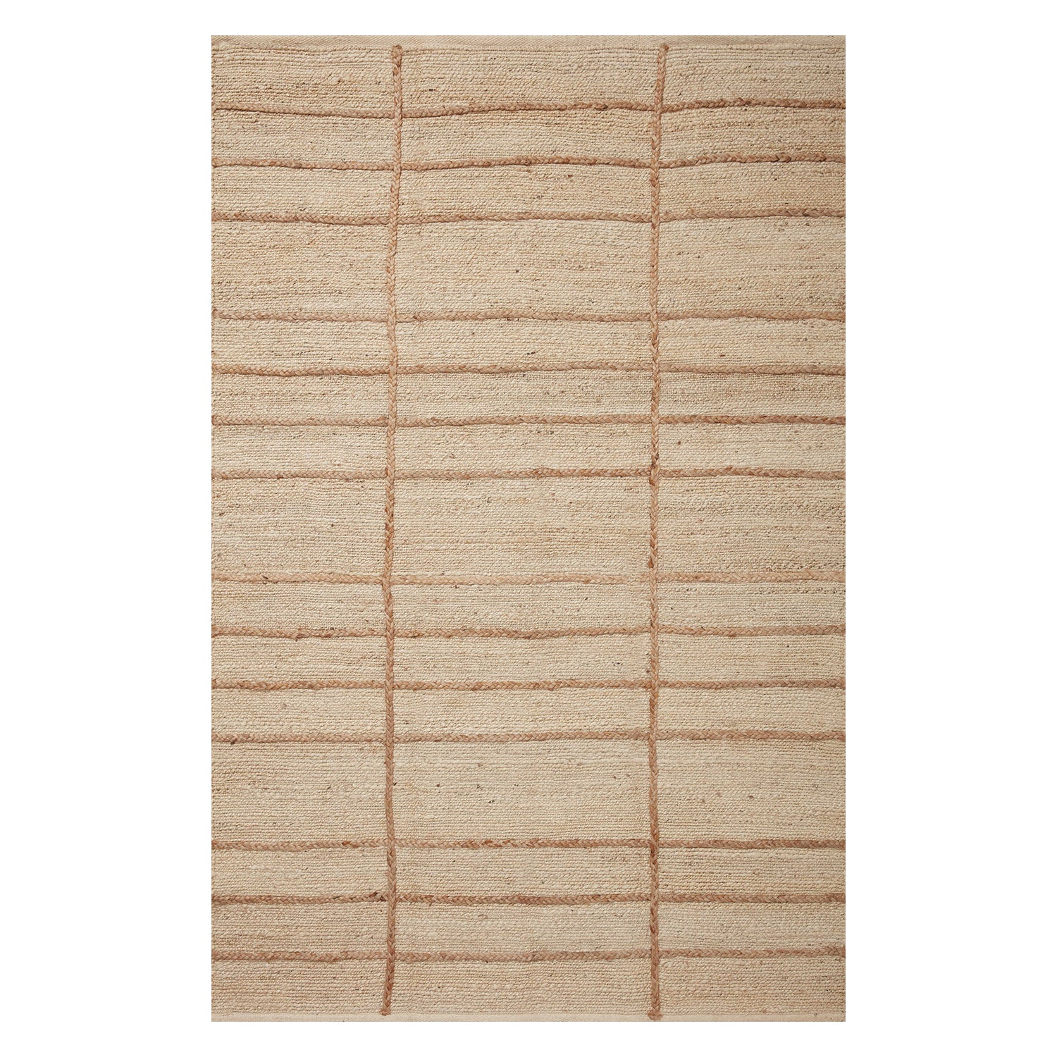 Loloi Bodhi Grid Ivory/Natural Hand Woven Rug