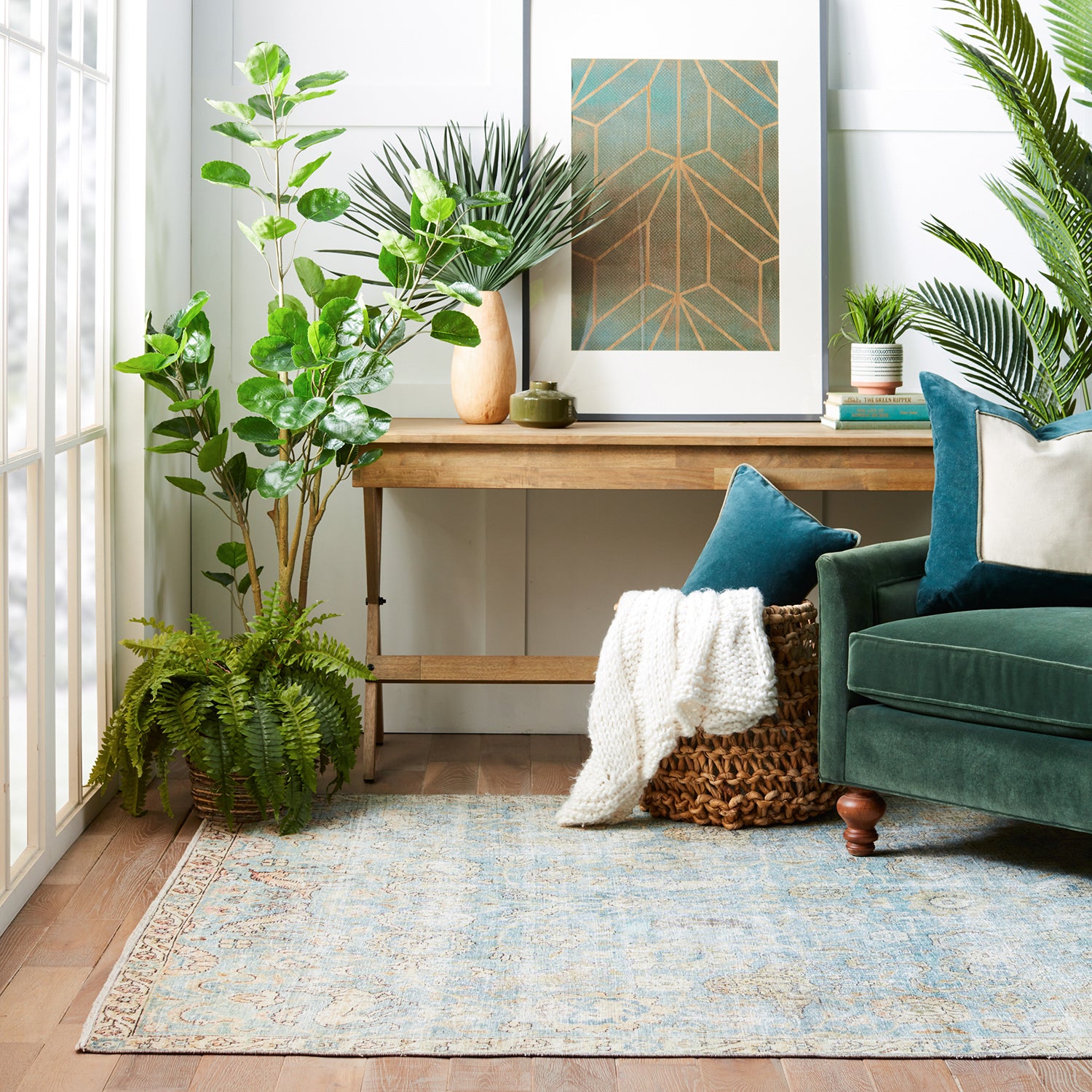 Jaipur Living Boheme Stag Printed Rug