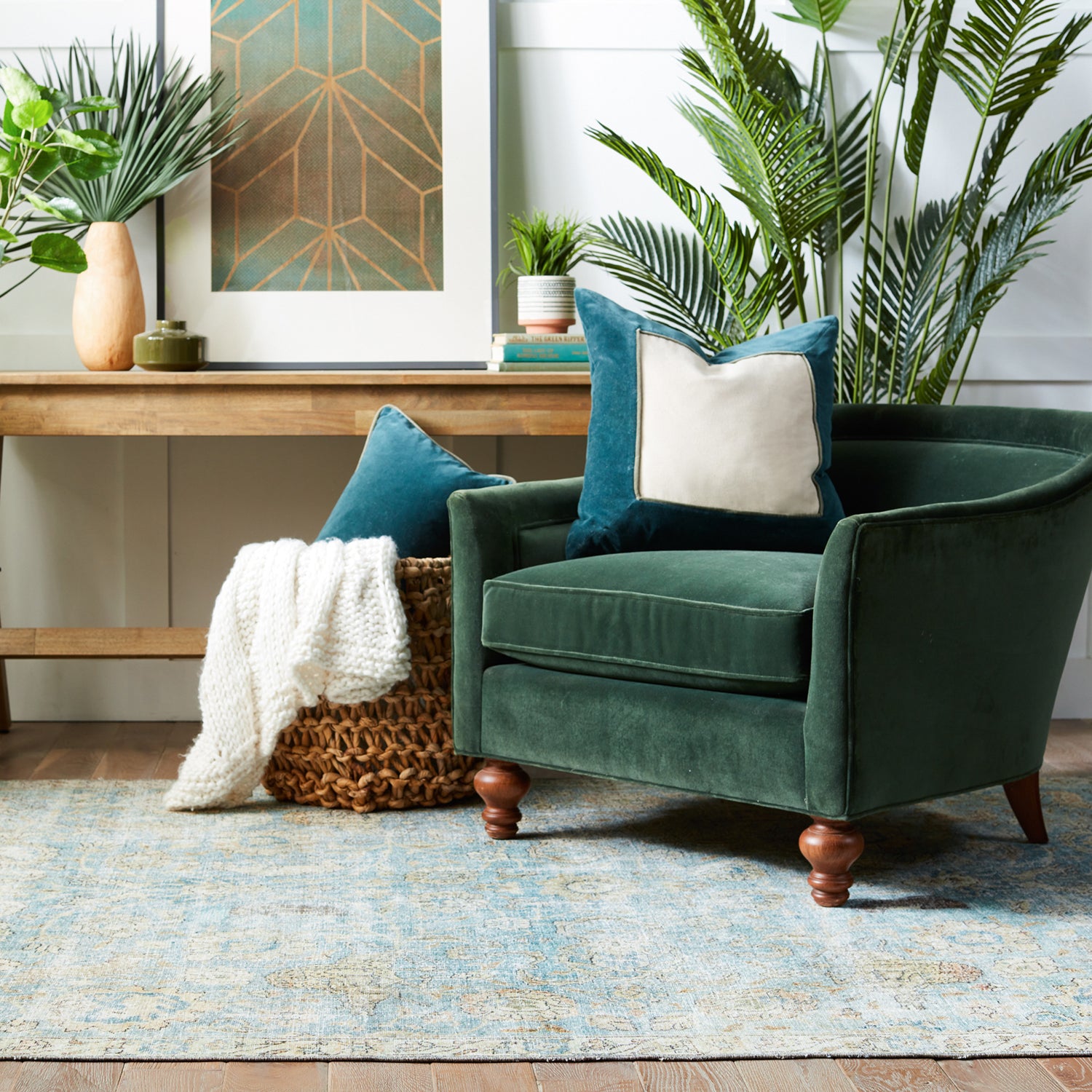 Jaipur Living Boheme Stag Printed Rug