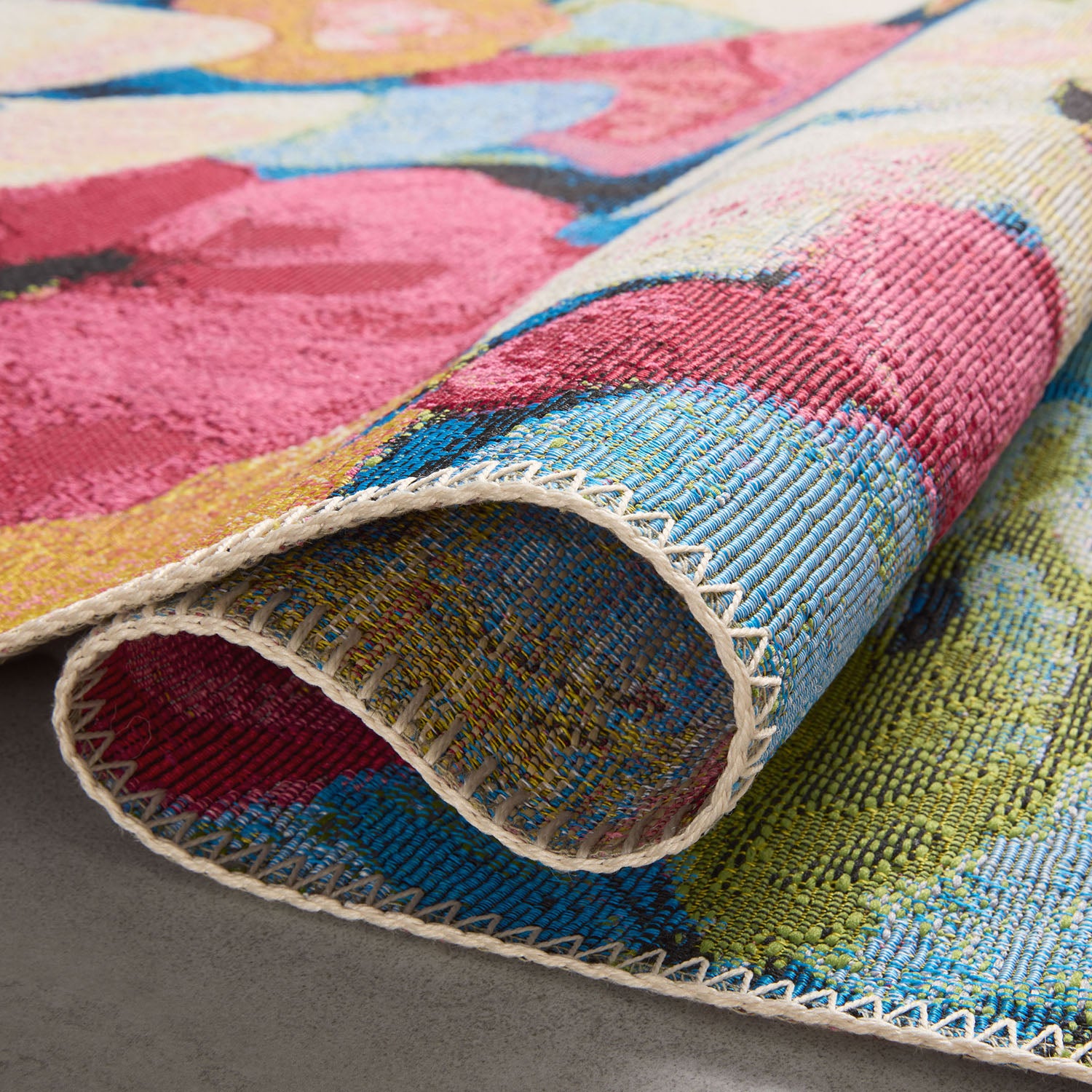 Loloi Botanical Navy/Multi Indoor/Outdoor Rug