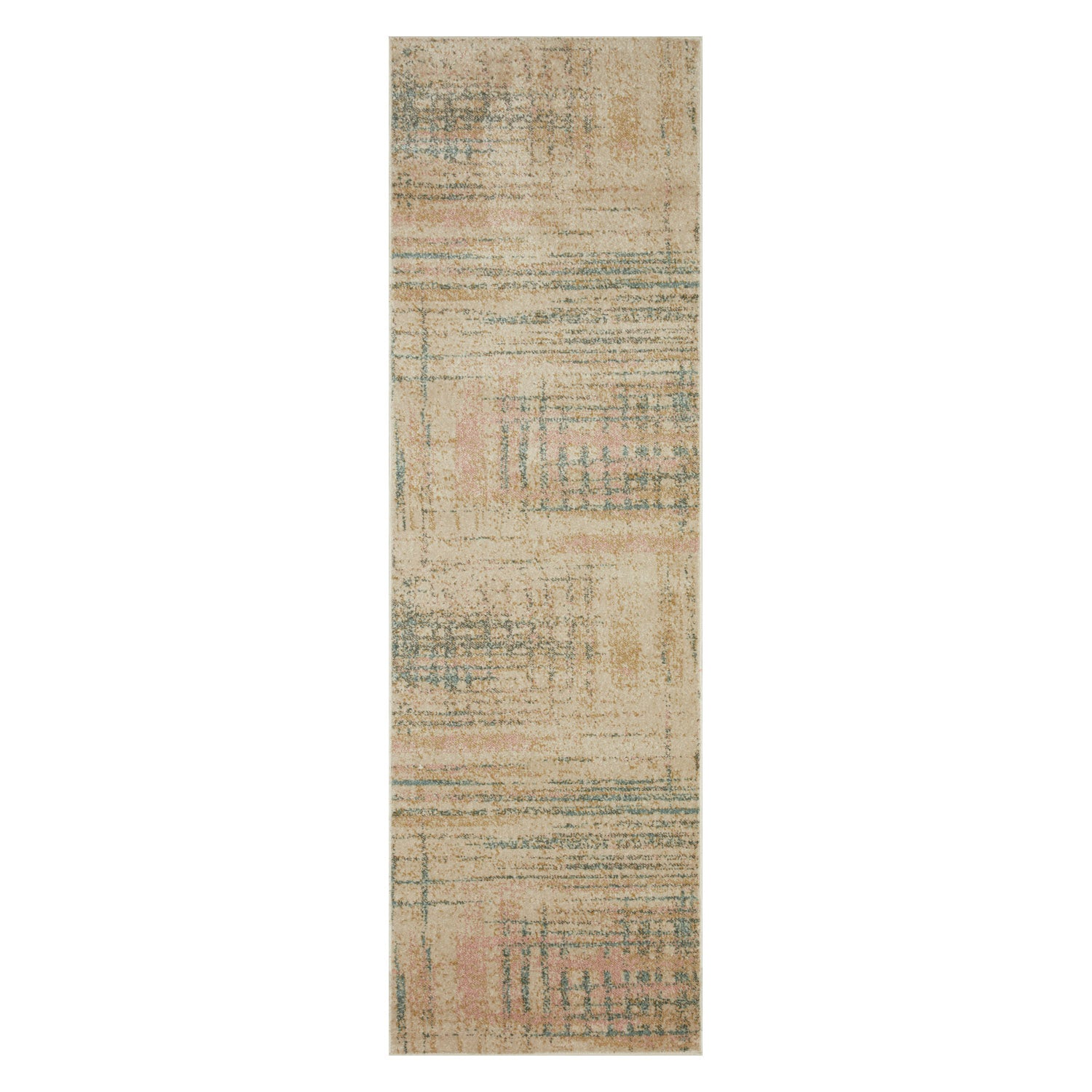 Loloi Bowery Beige/Multi Power Loomed Rug