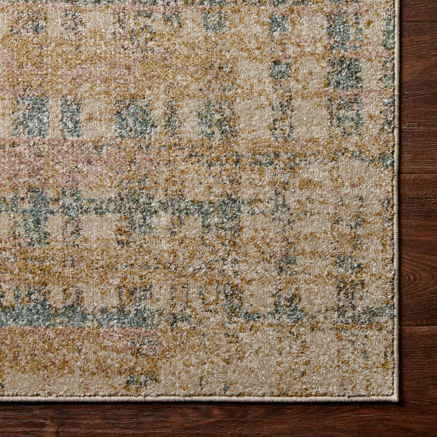 Loloi Bowery Beige/Multi Power Loomed Rug