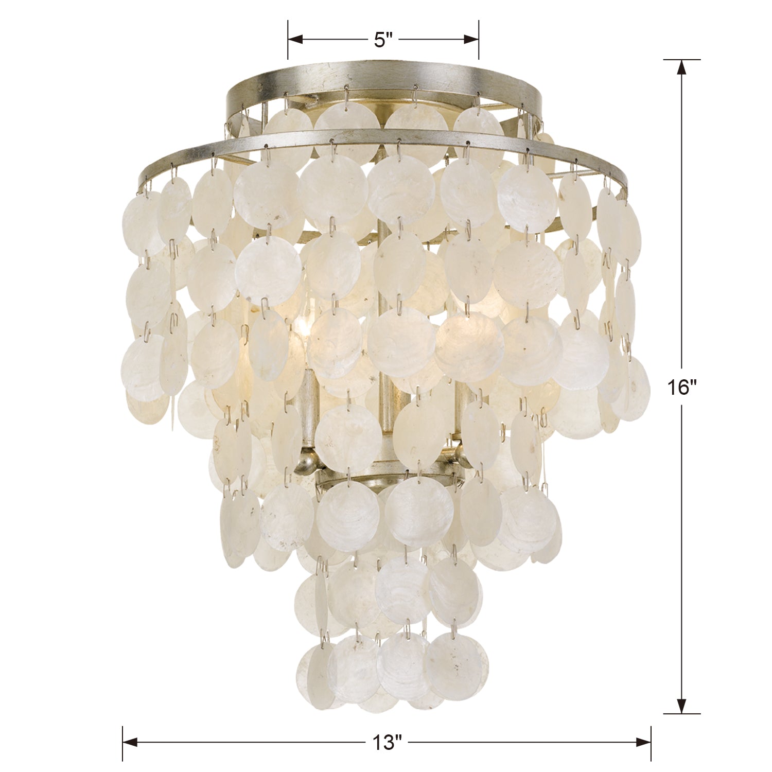 Crystorama Brielle Flush Ceiling Mount