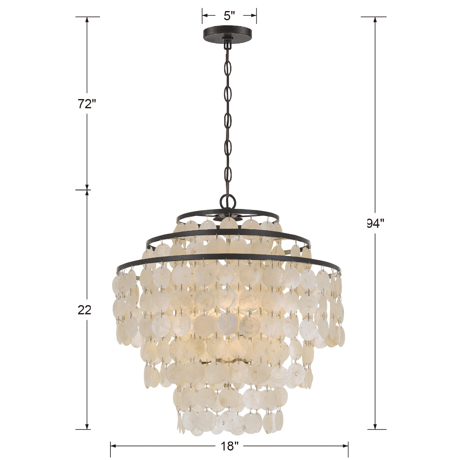 Crystorama Brielle 4-Light Chandelier