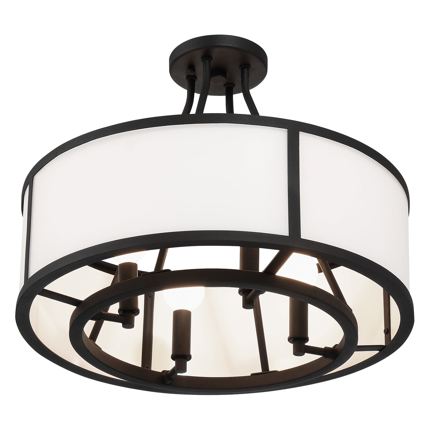 Crystorama Bryant Semi Flush Ceiling Mount