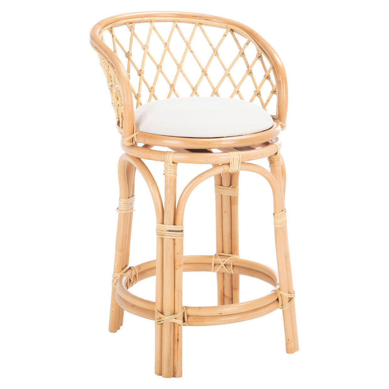 Colliery Rattan Counter Stool