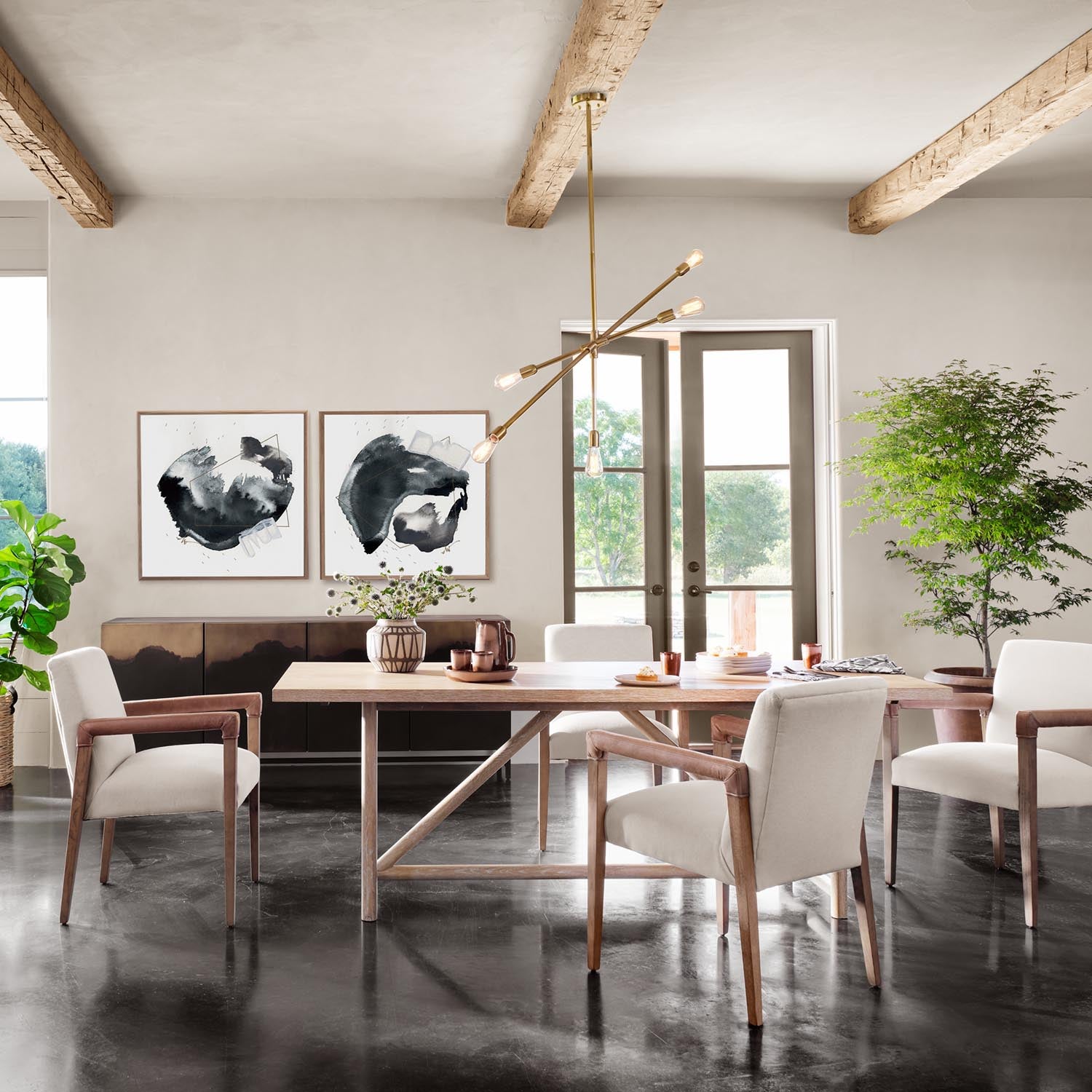 Four Hands Reuben Dining Chair Set of 2