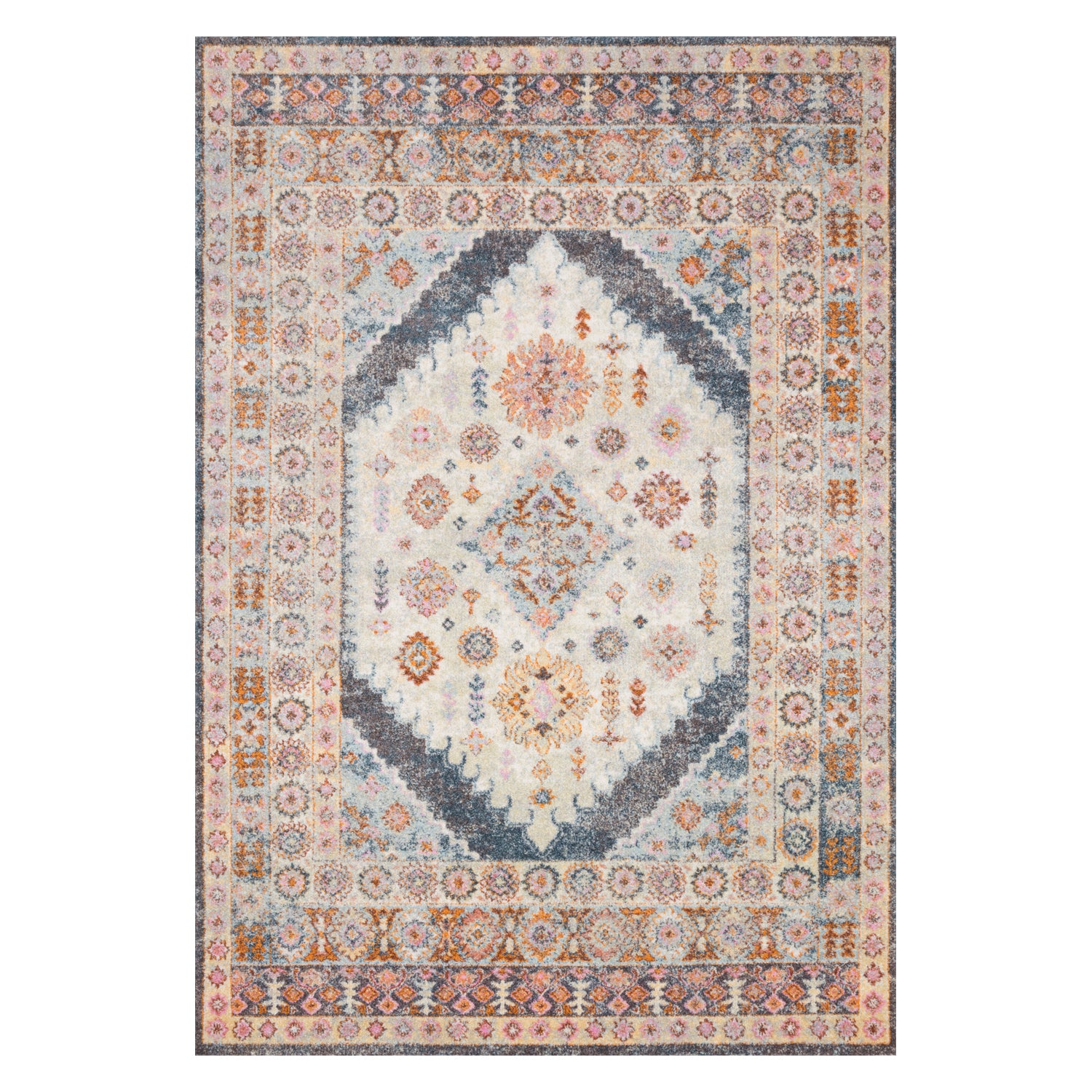 Loloi Clara Pebble/Fiesta Power Loomed Rug