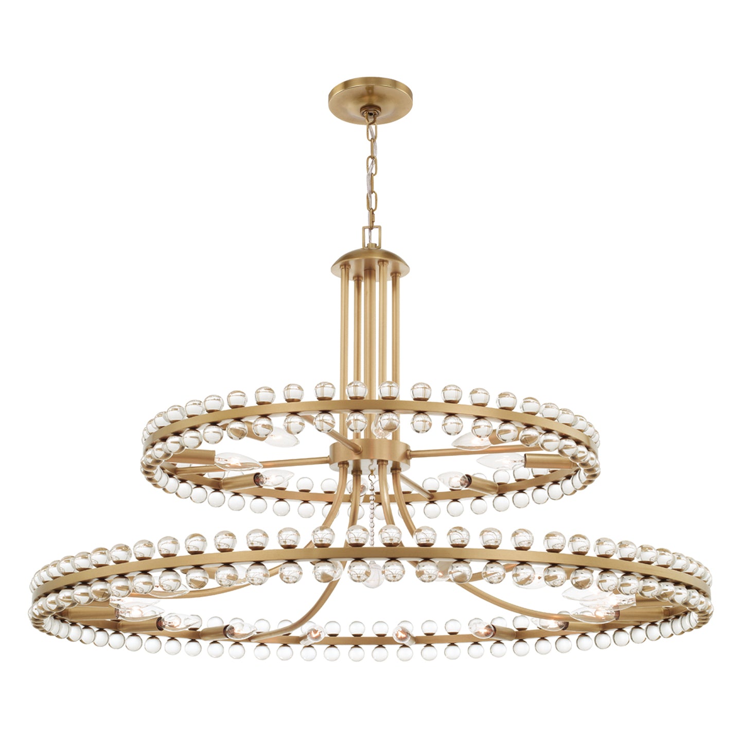 Crystorama Clover 24-Light Two Tier Chandelier