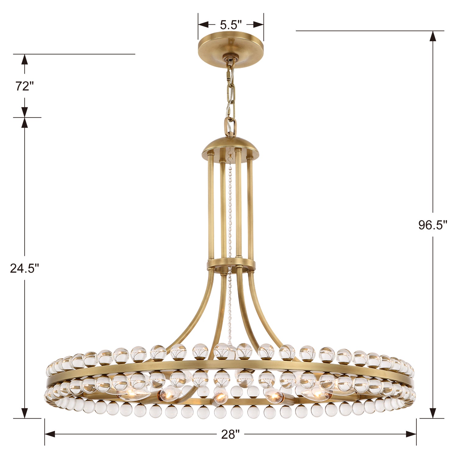 Crystorama Clover Chandelier