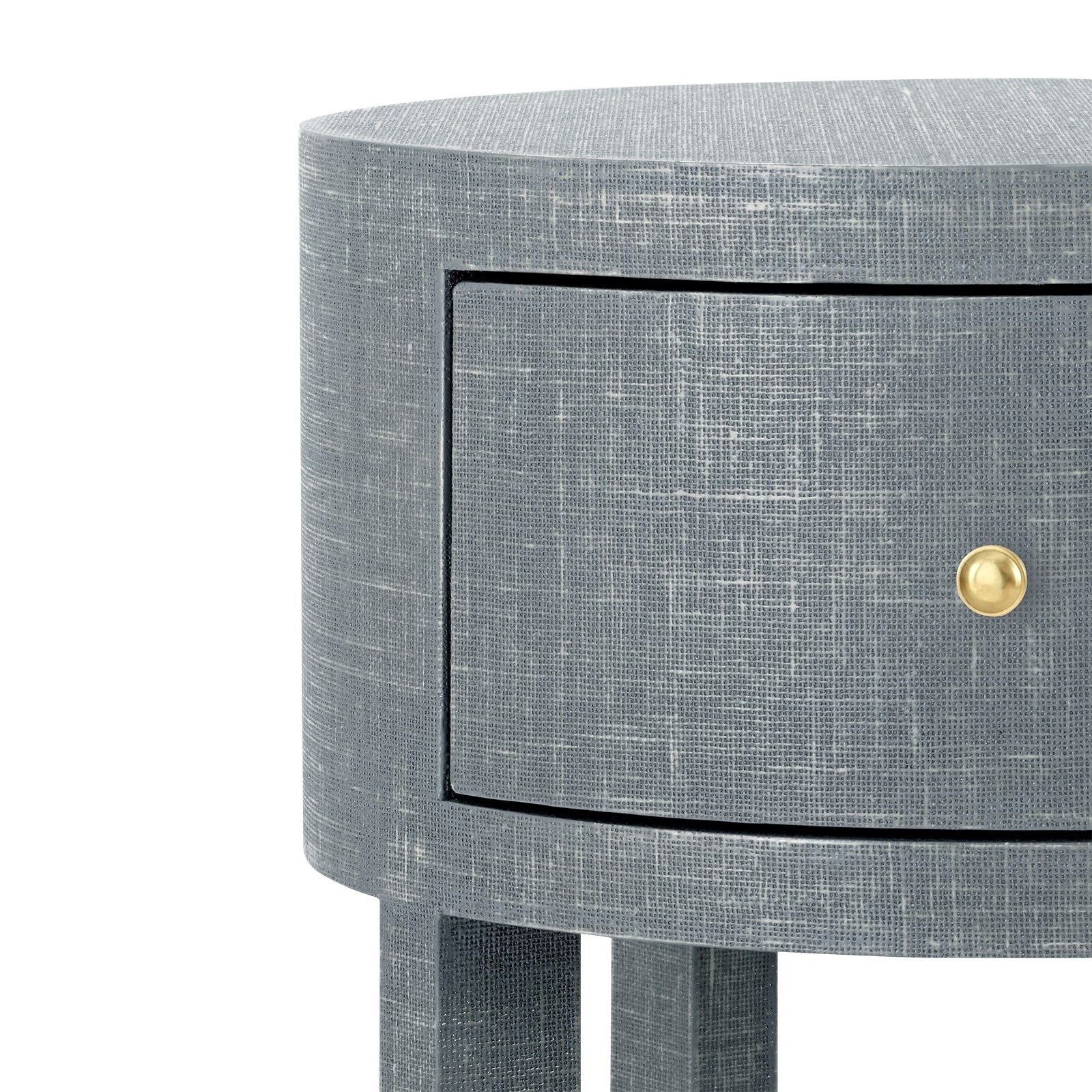 Villa and House Claudette 1 Drawer Round Side Table