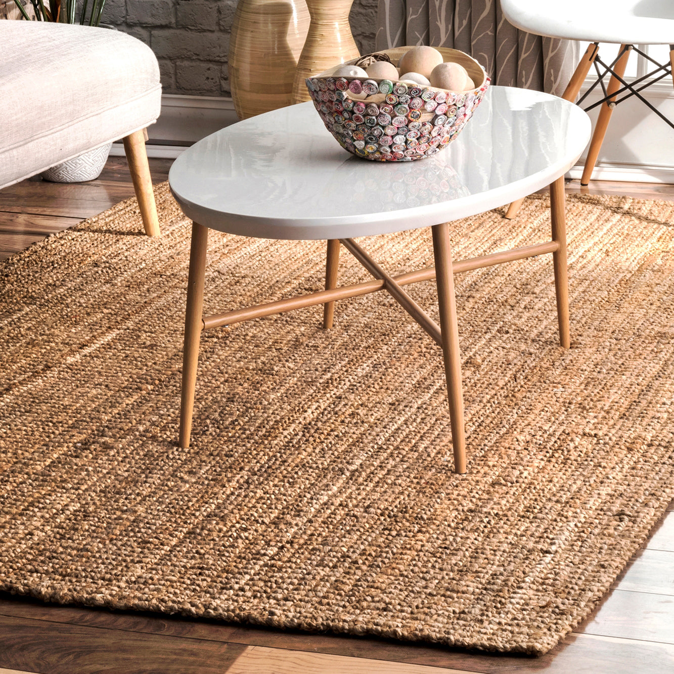 Chester Jute Hand Woven Rug