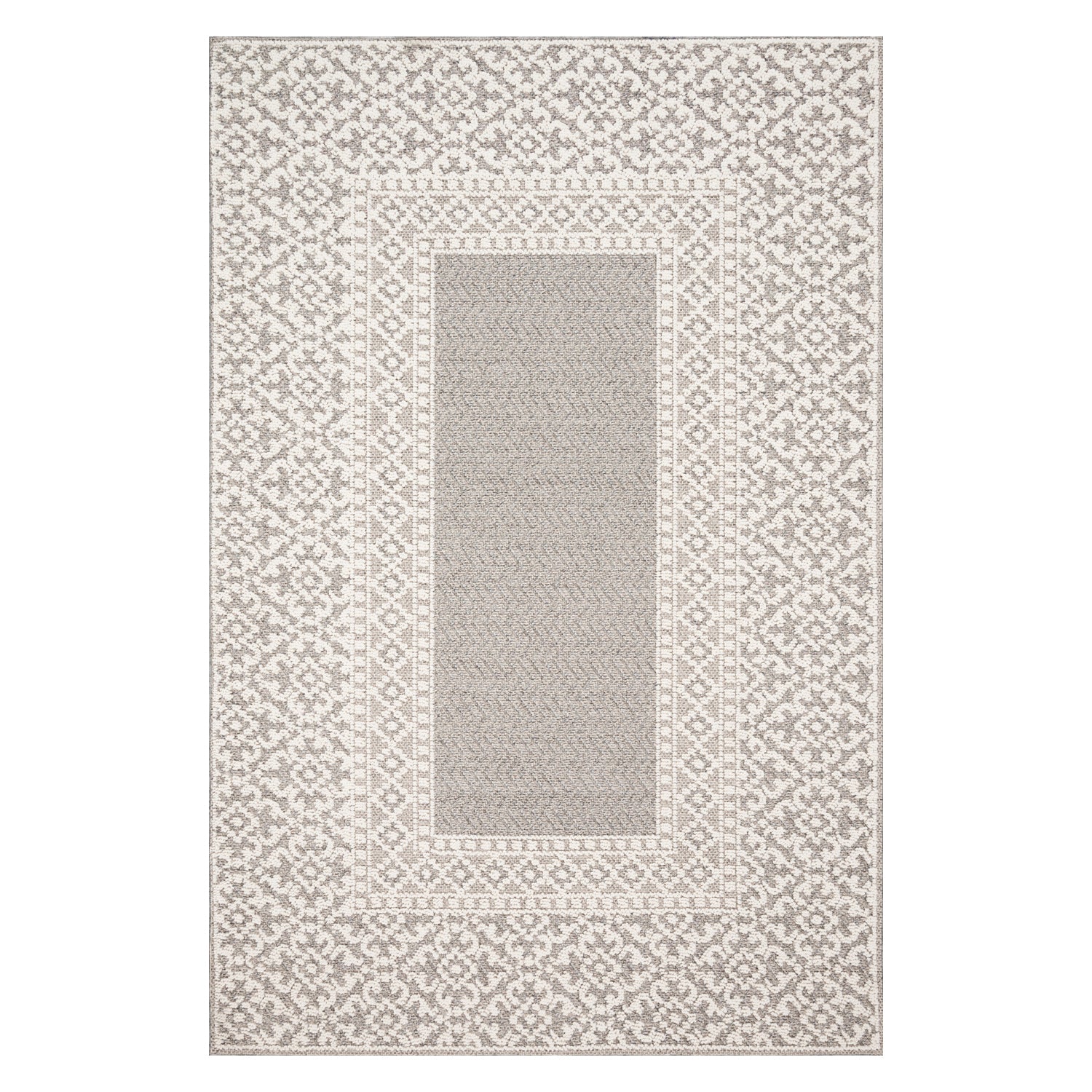 Loloi Cole Gray/Ivory Indoor/Outdoor Rug