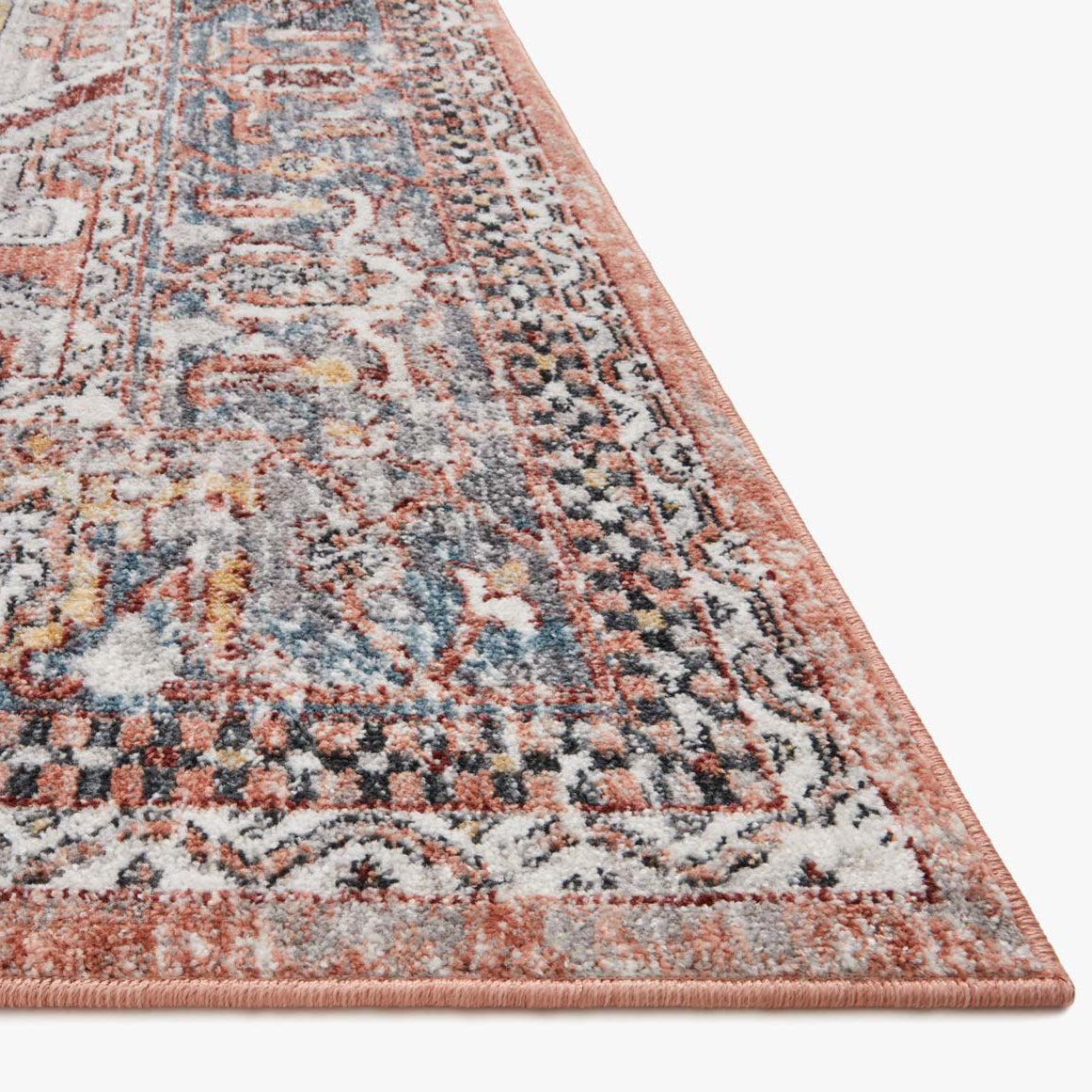 Loloi Cassandra Rust/Multi Power Loomed Rug