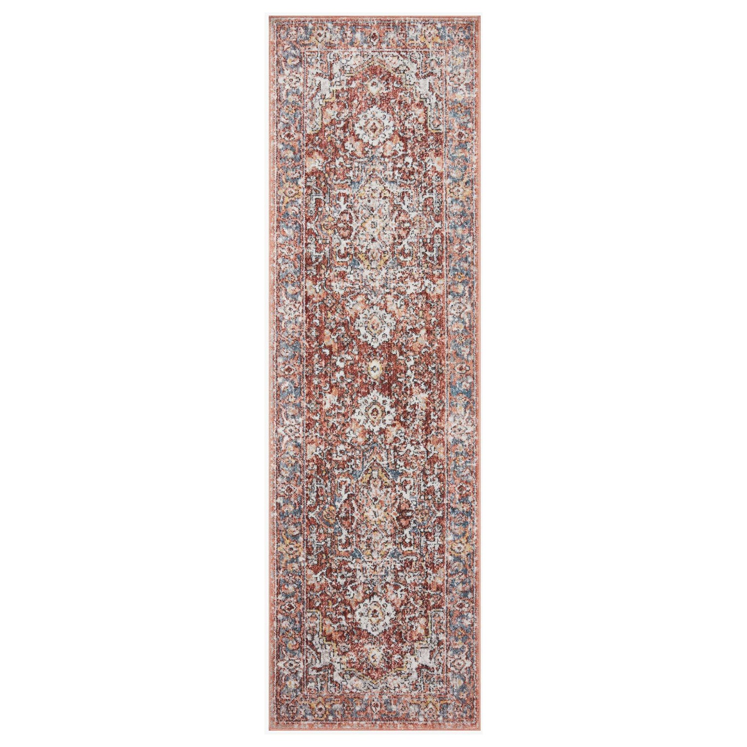 Loloi Cassandra Rust/Multi Power Loomed Rug