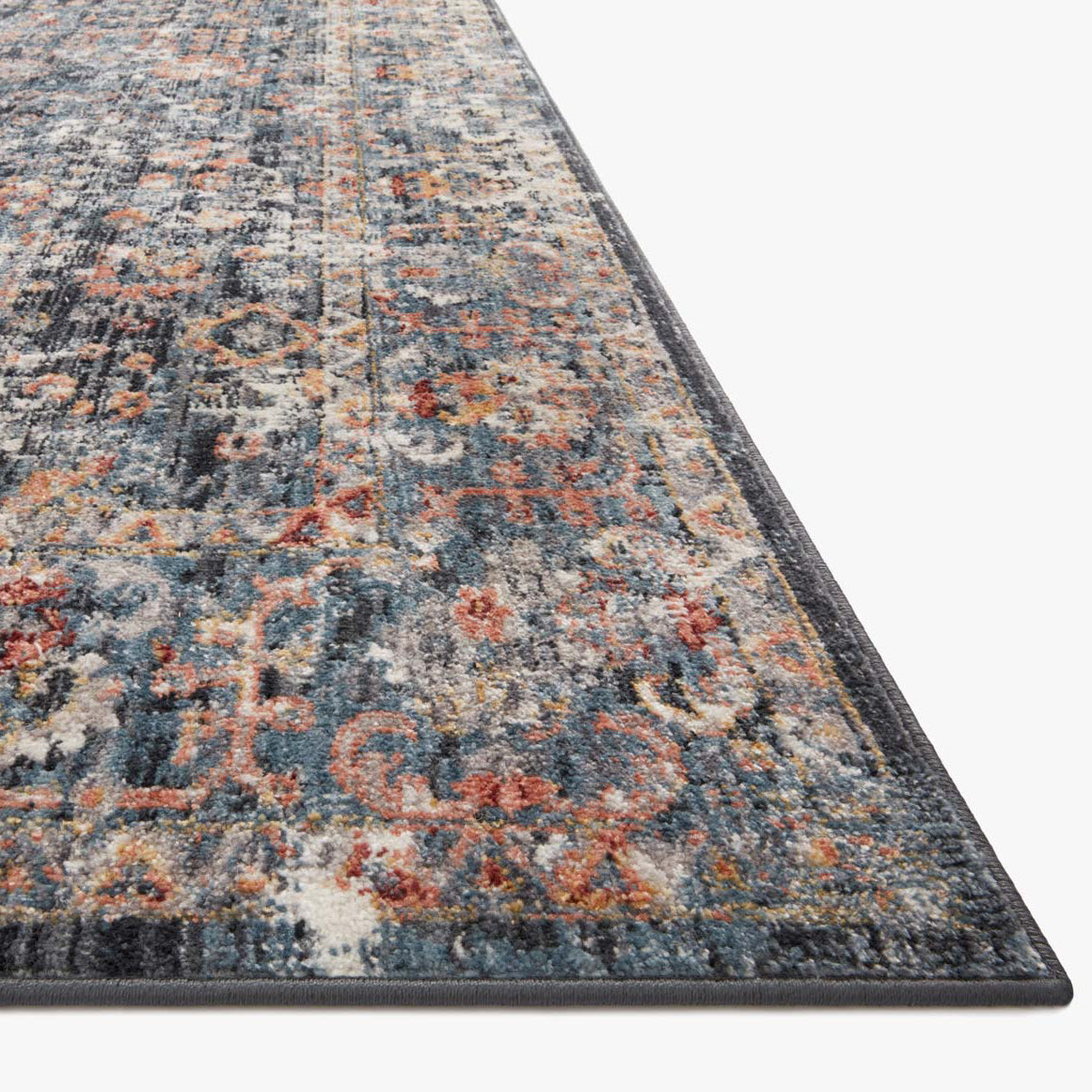 Loloi Cassandra Blue/Multi Power Loomed Rug