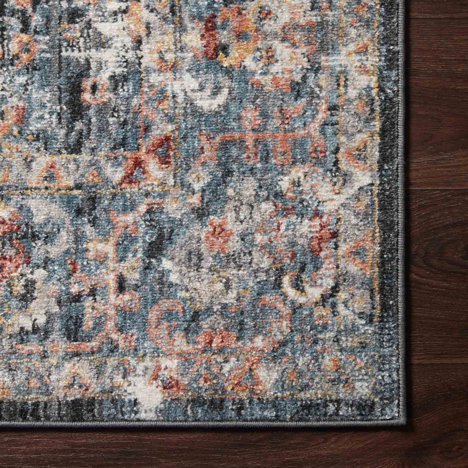 Loloi Cassandra Blue/Multi Power Loomed Rug