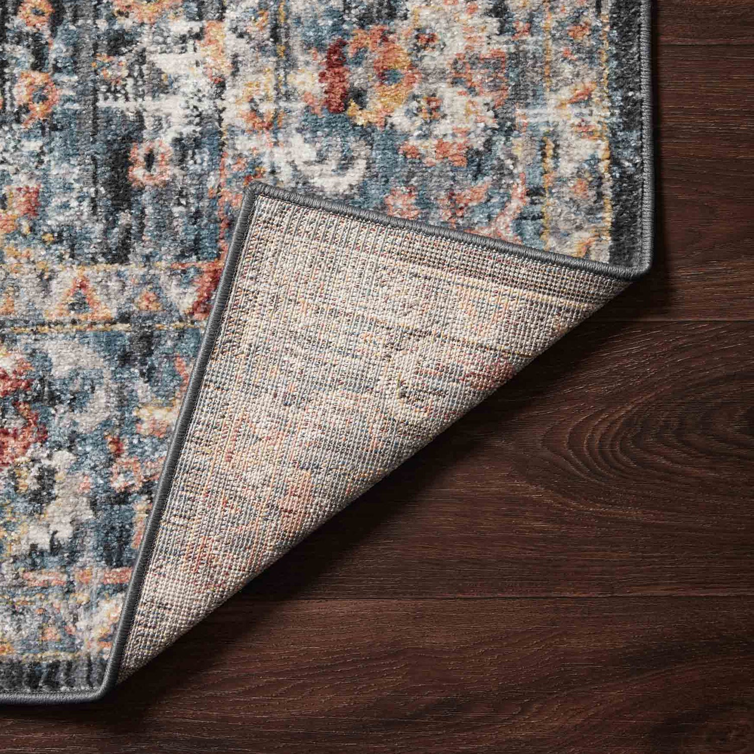 Loloi Cassandra Blue/Multi Power Loomed Rug