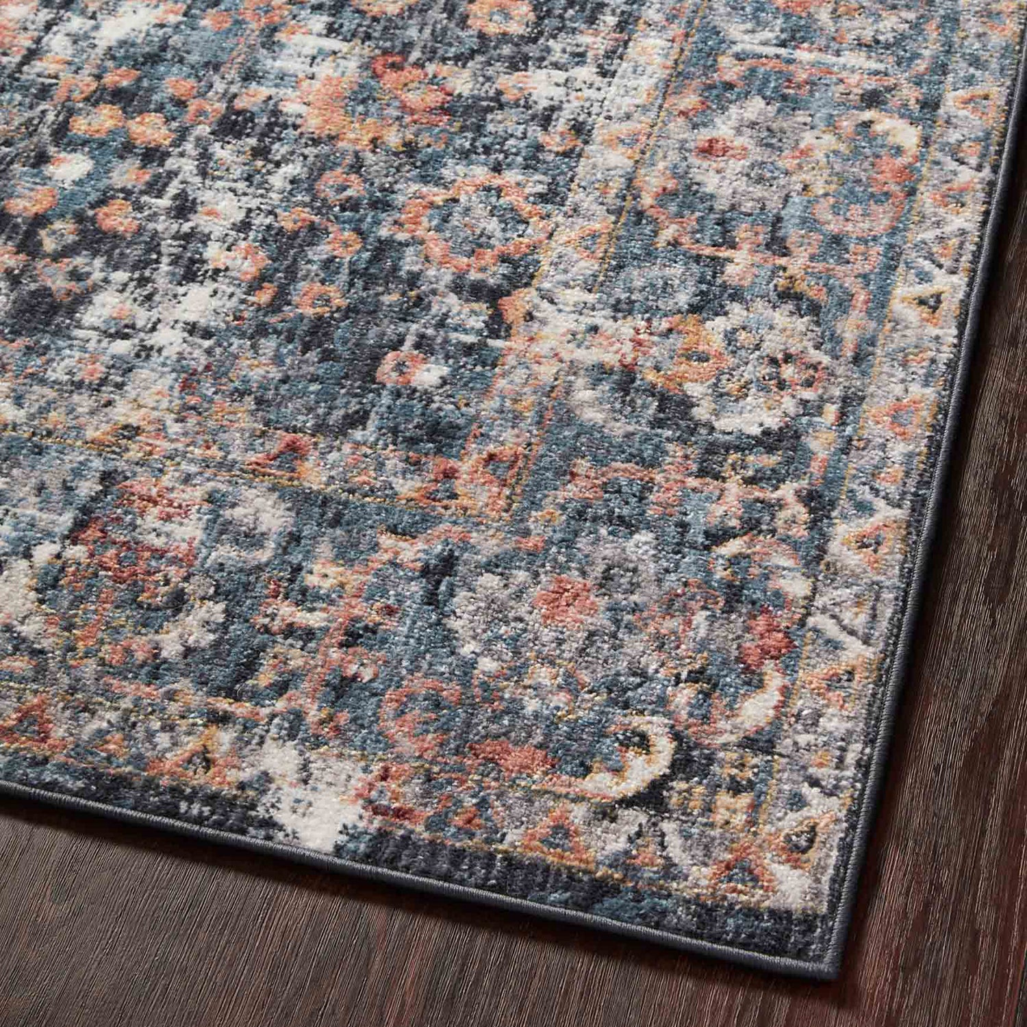 Loloi Cassandra Blue/Multi Power Loomed Rug