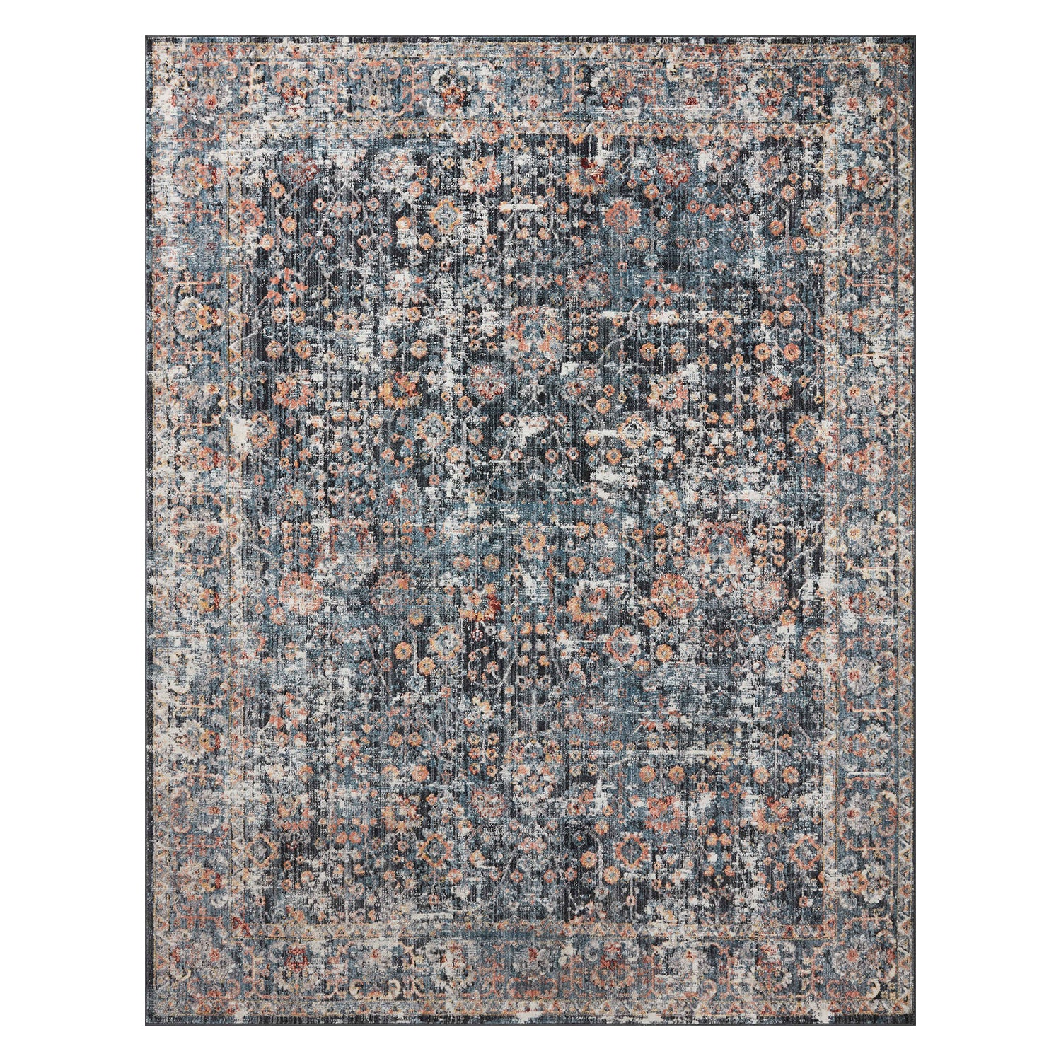 Loloi Cassandra Blue/Multi Power Loomed Rug