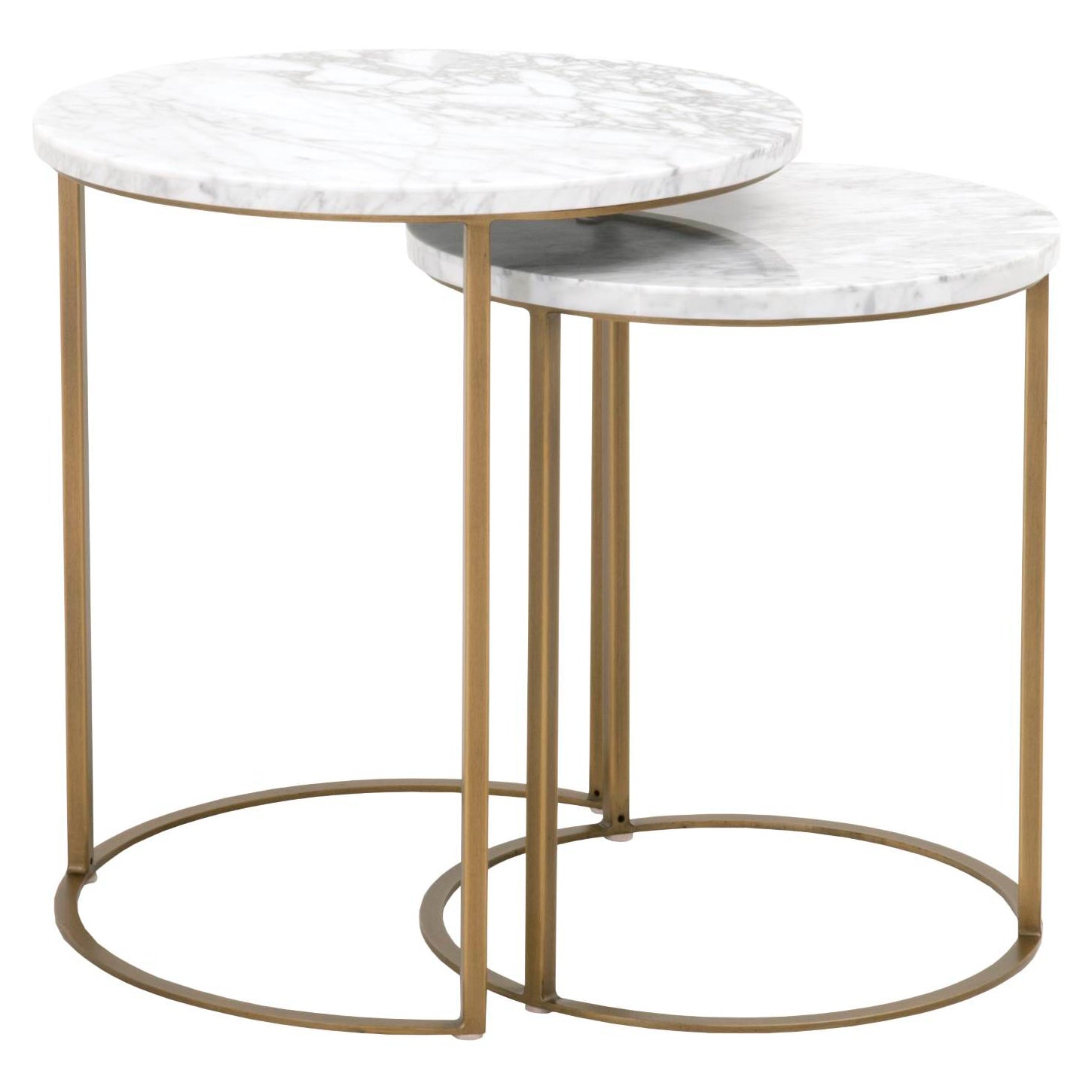 Carrera Round Nesting Accent Table Set