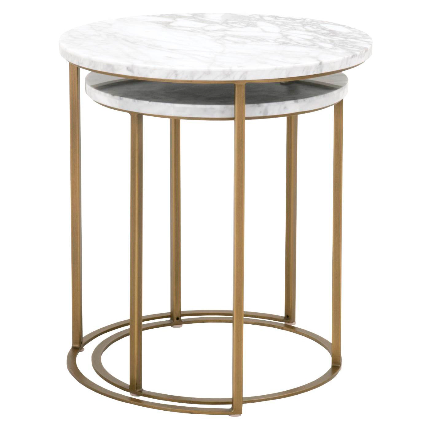 Carrera Round Nesting Accent Table Set