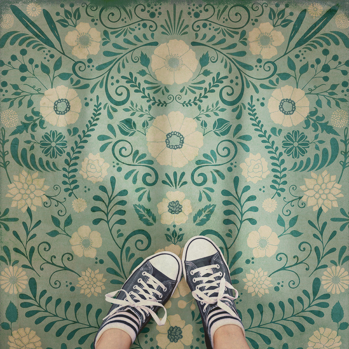 Pattern 36 - Breathe Vinyl Floorcloth