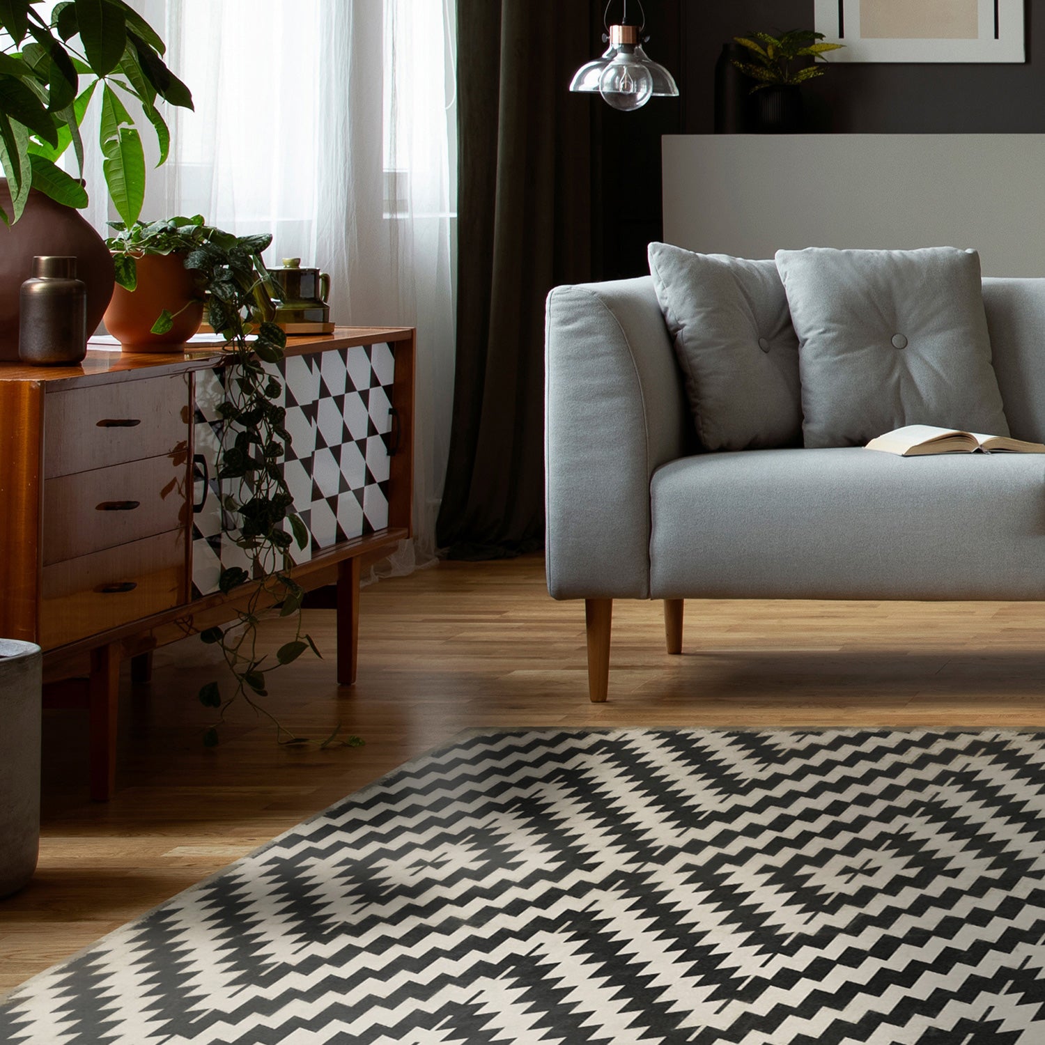 Pattern 63 - Doplar Effect Vinyl Floorcloth