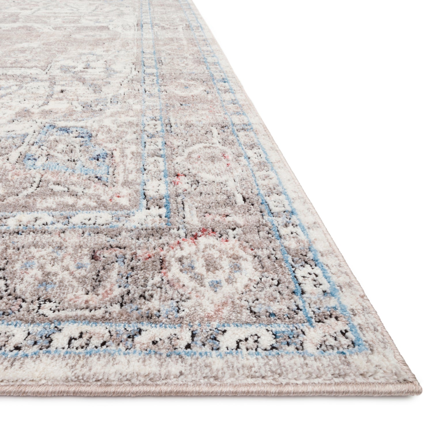 Loloi Dante Ivory/Stone Power Loomed Rug