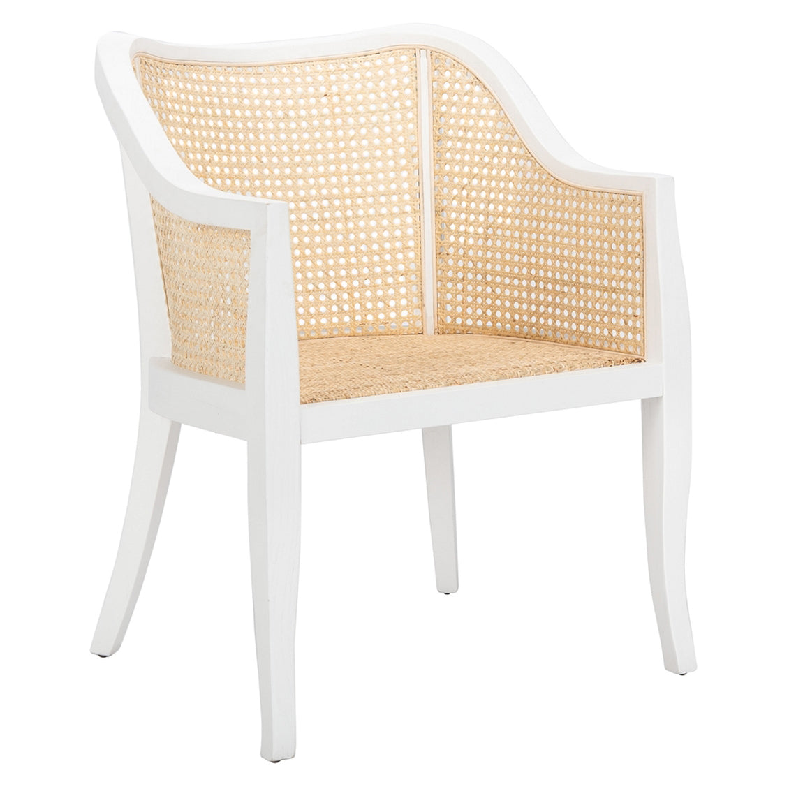 Weitzman Natural Cane Dining Chair