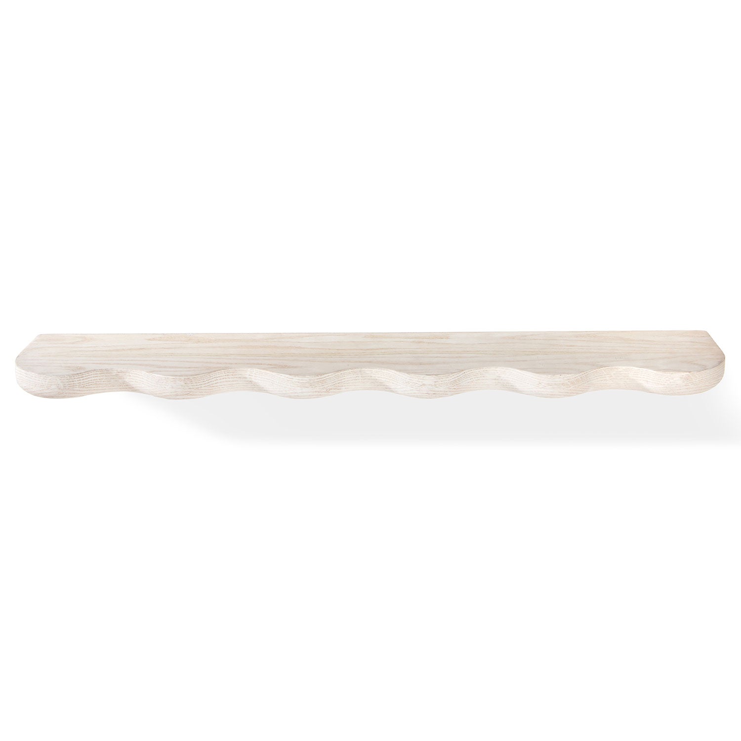 Union Home Swirl White Wall Shelf