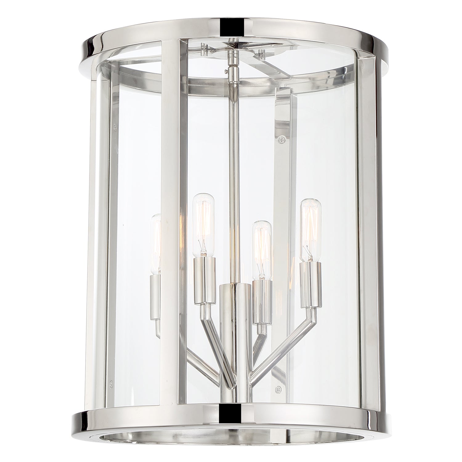 Libby Langdon for Crystorama Devon 3 Light Flush Semi Ceiling Mount