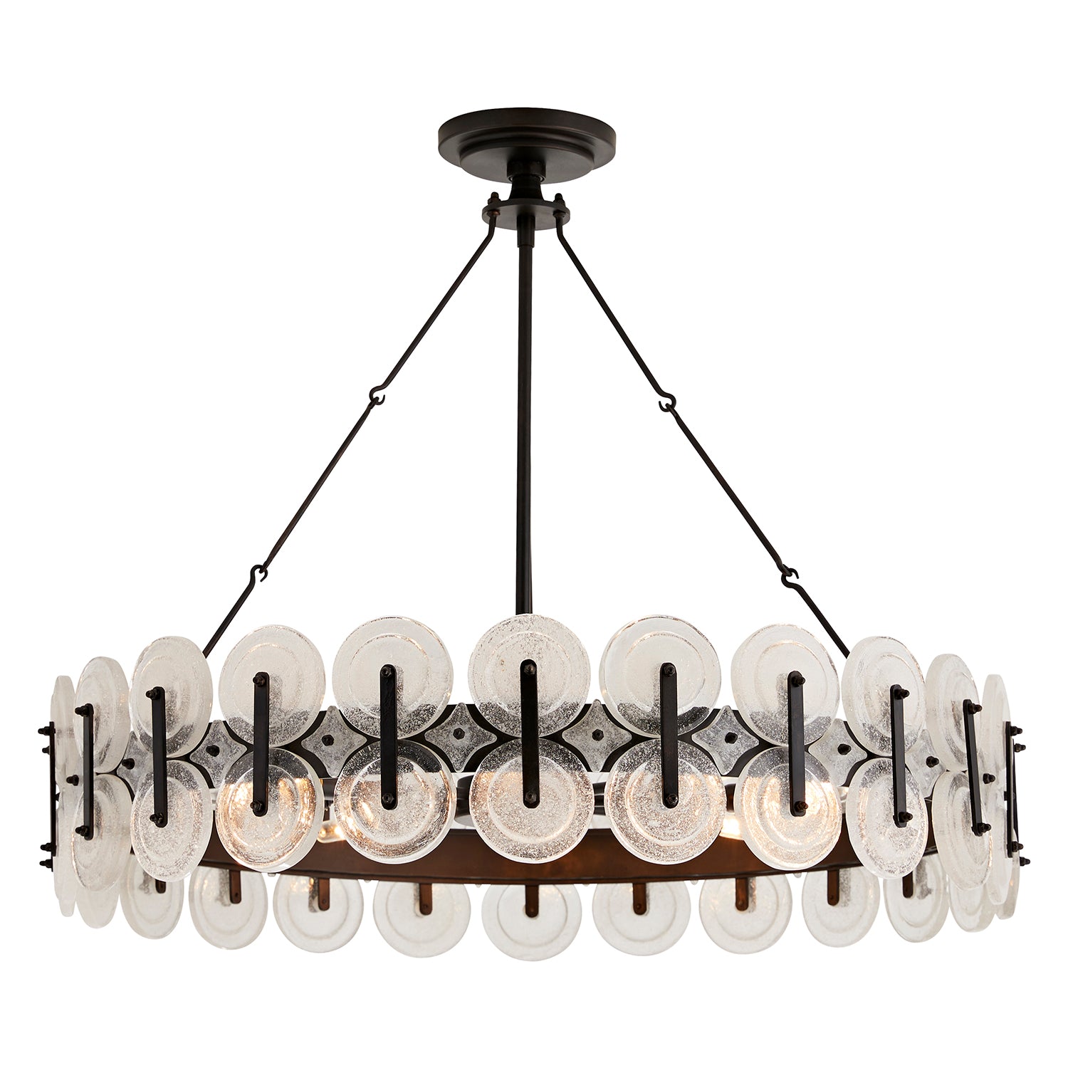 Laura Kirar for Arteriors Rondelle Chandelier