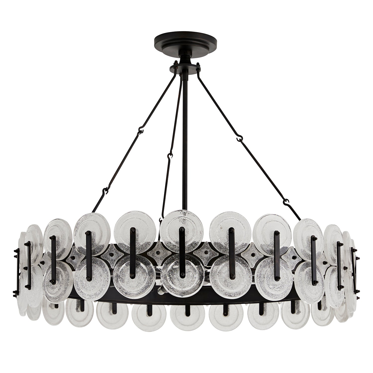 Laura Kirar for Arteriors Rondelle Chandelier