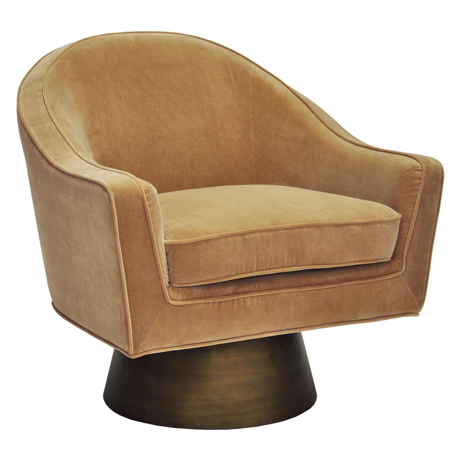 Worlds Away Dominic Swivel Chair - Final Sale