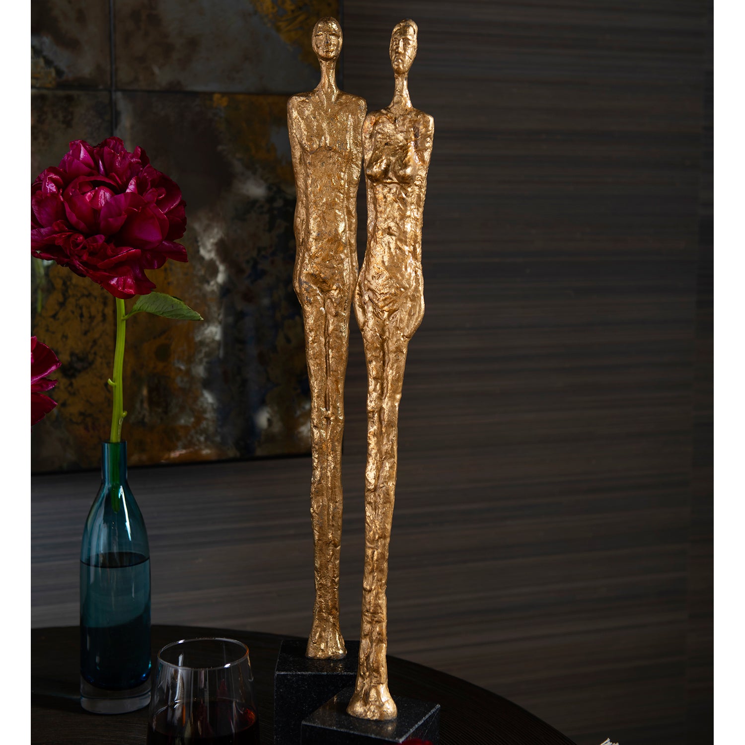 Villa and House Dora Mar Statue Set Of 2