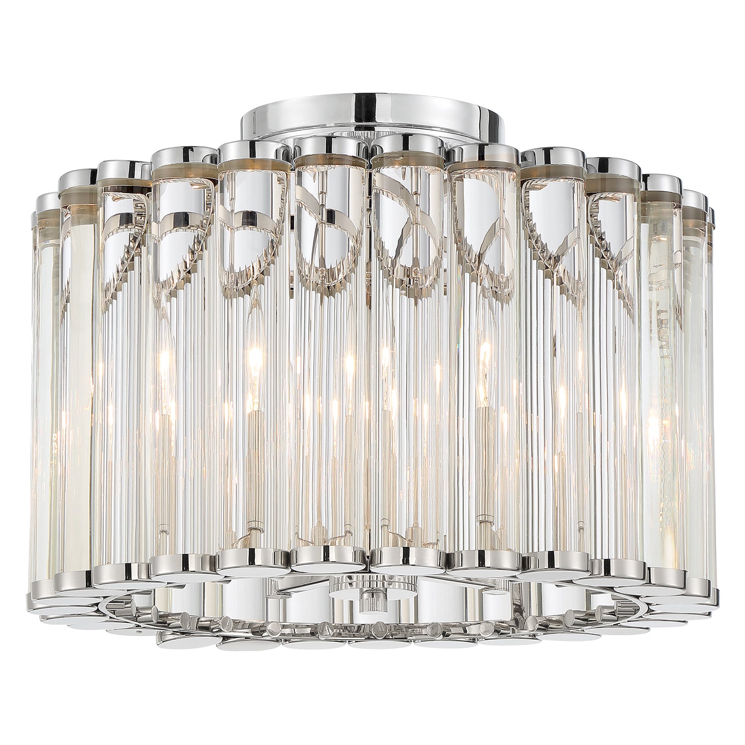 Libby Langdon for Crystorama Elliot Flush Ceiling Mount