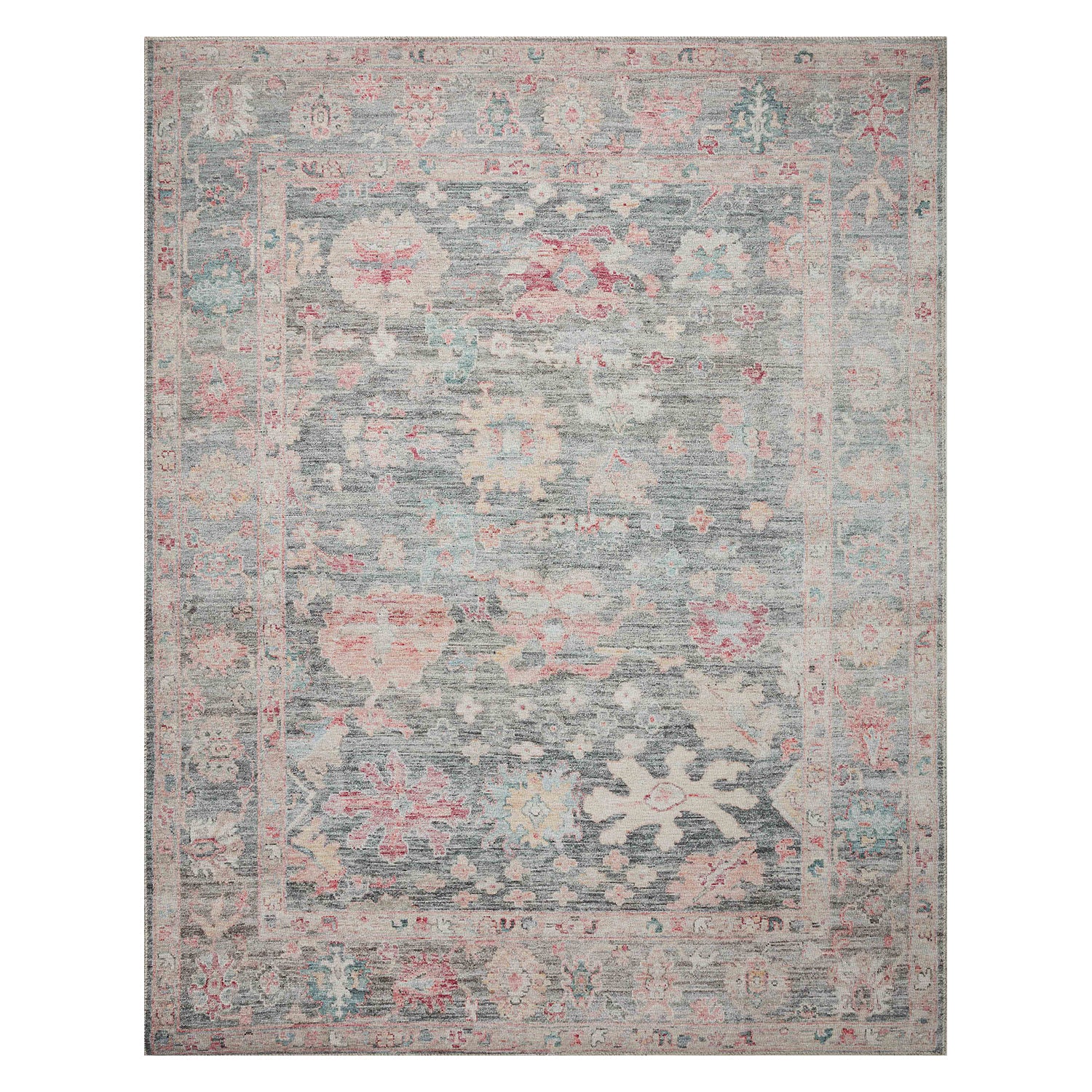 Loloi Elysium Graphite/Multi Power Loomed Rug