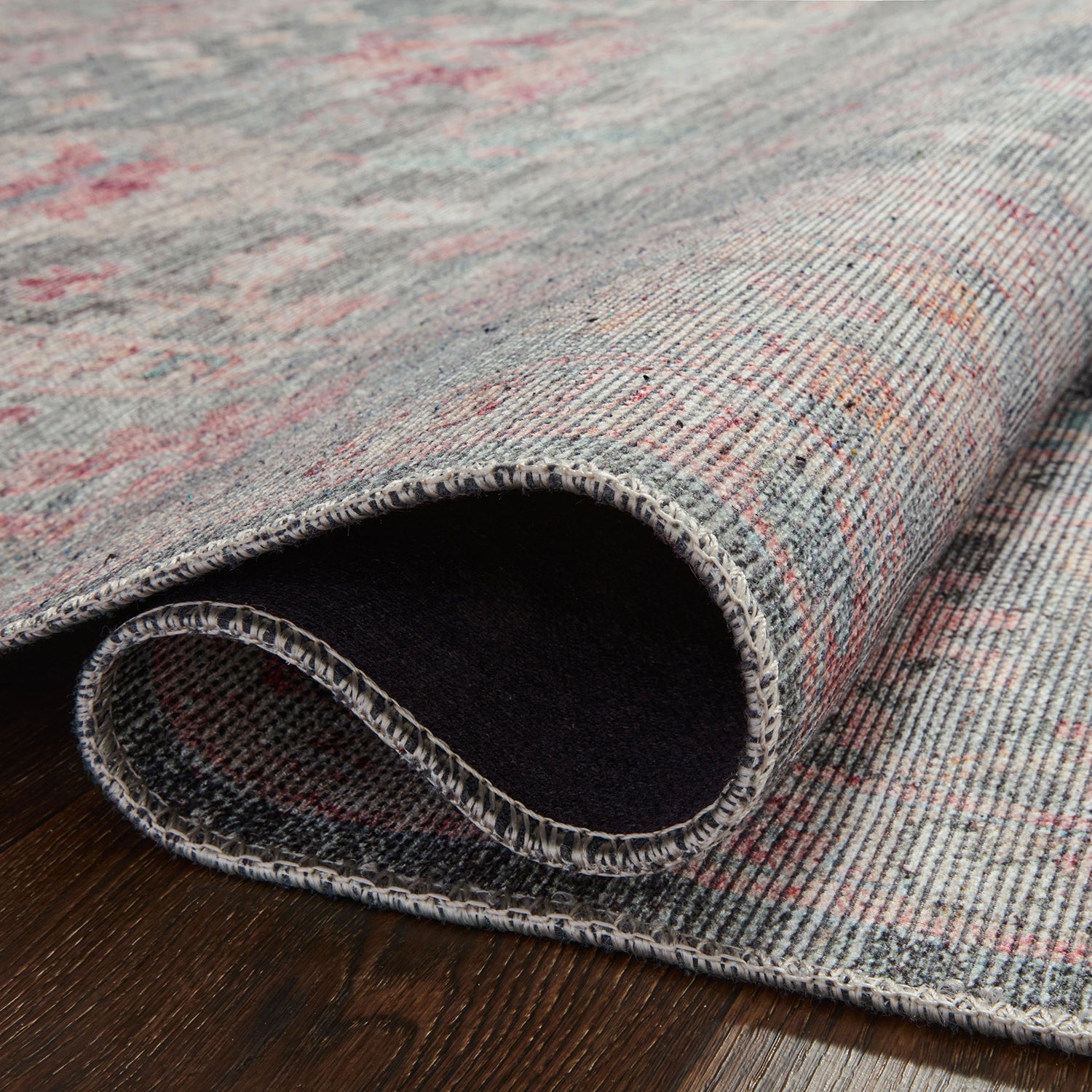 Loloi Elysium Graphite/Multi Power Loomed Rug